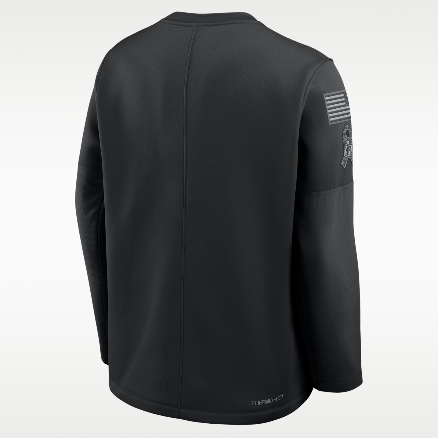 Мужской свитшот Nike NFL Los Angeles Chargers Salute to Service Sideline Coaches, цвет: Чёрный — фото 2