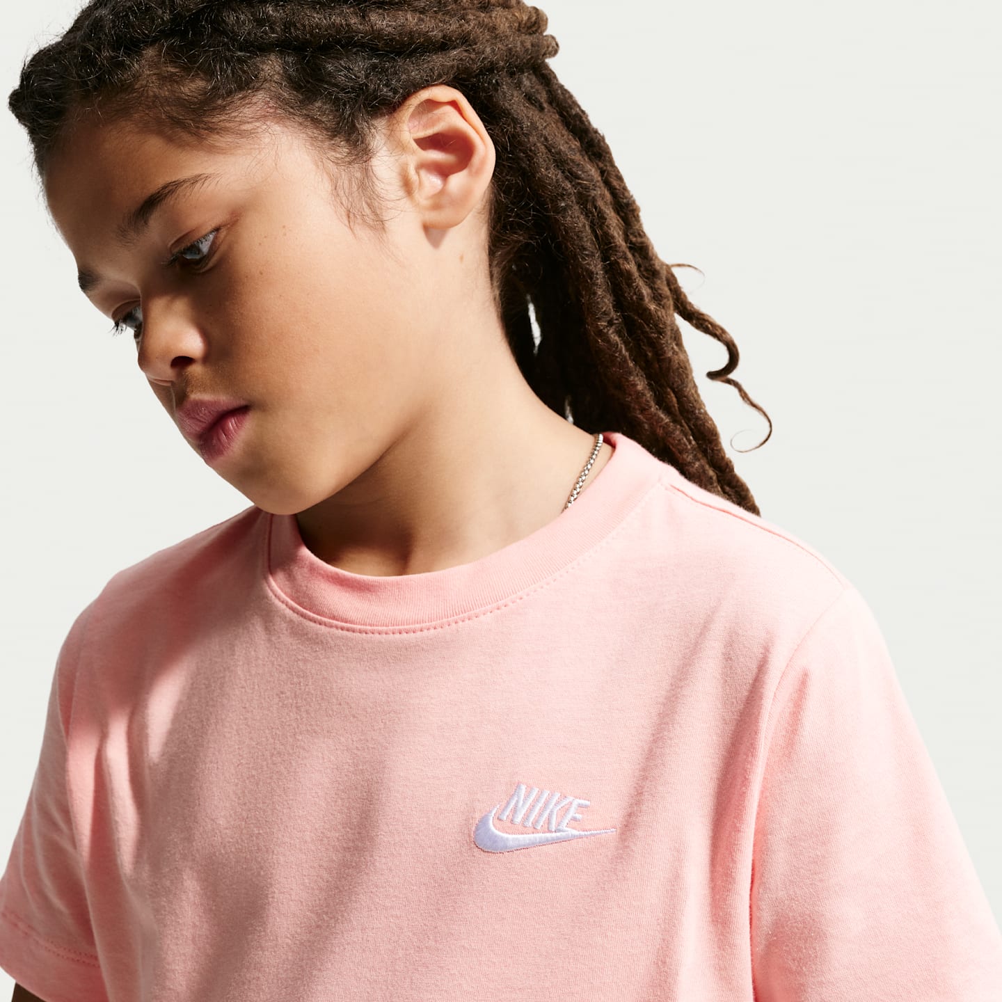 Детская футболка Nike Sportswear, цвет: Оранжевый / Белый — фото 3