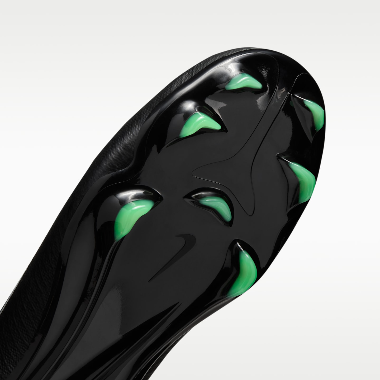 Детские бутсы Nike Jr. Mercurial Vapor 17 Pro Firm-Ground Low-Top Soccer Cleats, цвет: Чёрный / Зелёный — фото 7