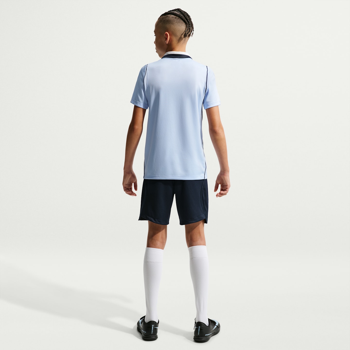 Детские шорты Nike Uruguay 2026 Stadium Home Dri-FIT Soccer Replica, цвет: Обсидиановый / Снежный белый — фото 5