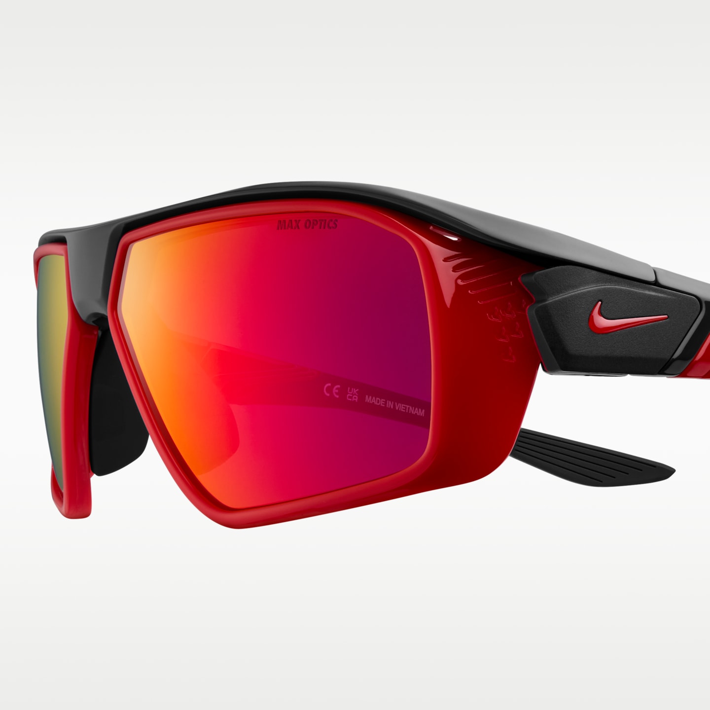 Мужские очки Nike Show X3 Flyfree Road Tint, цвет: Антрацитовый / Красный — фото 7