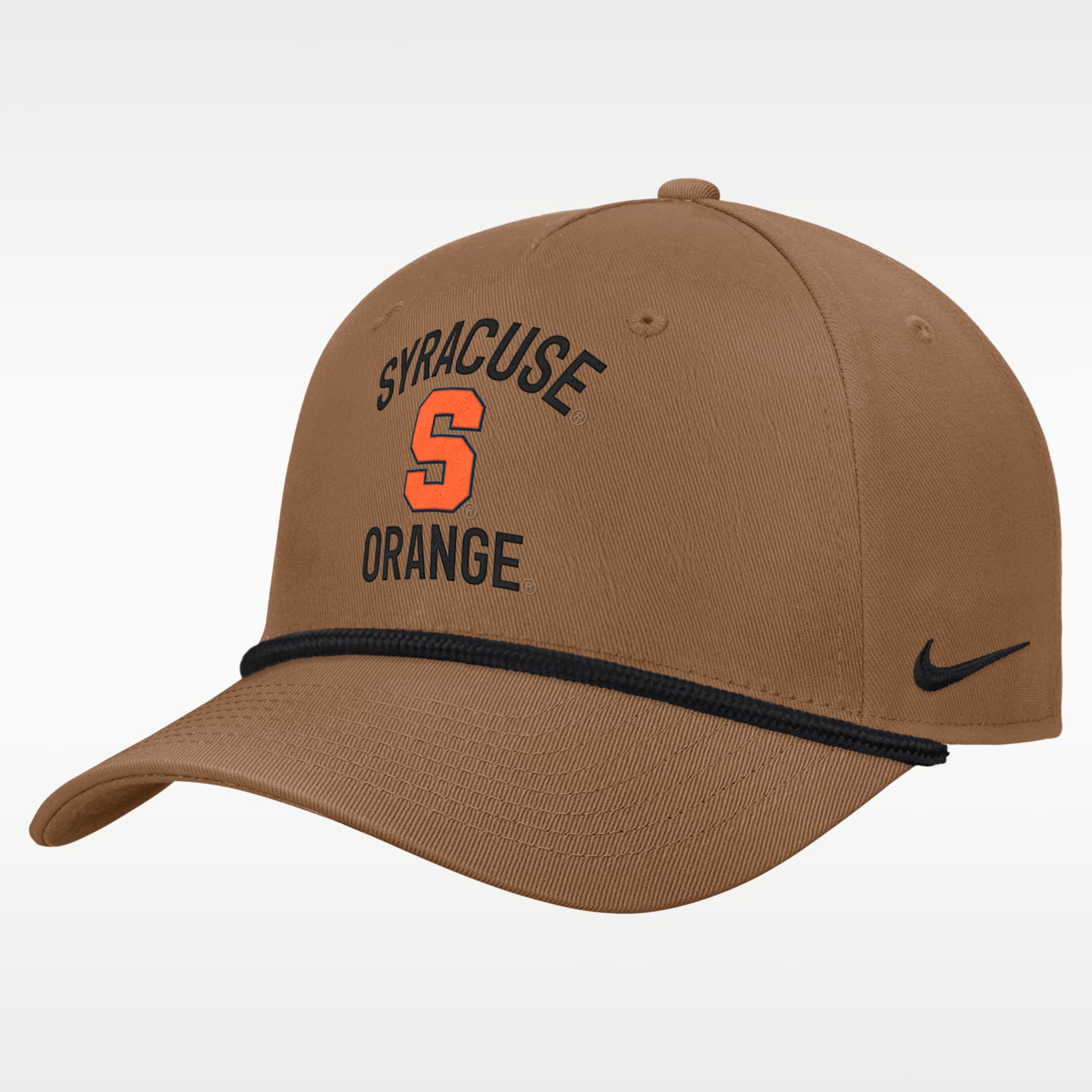 Мужская кепка Nike Syracuse 2026 Military Appreciation Rope Rise College Adjustable Hat, цвет: Коричневый — фото 1