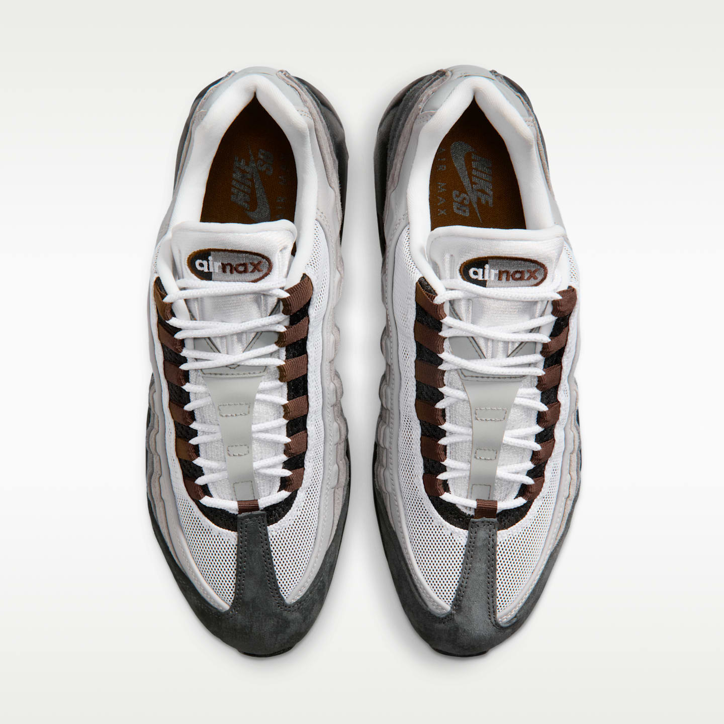 Мужские кроссовки Nike SB Air Max 95 Skate, цвет: Чёрный / Антрацитовый — фото 4