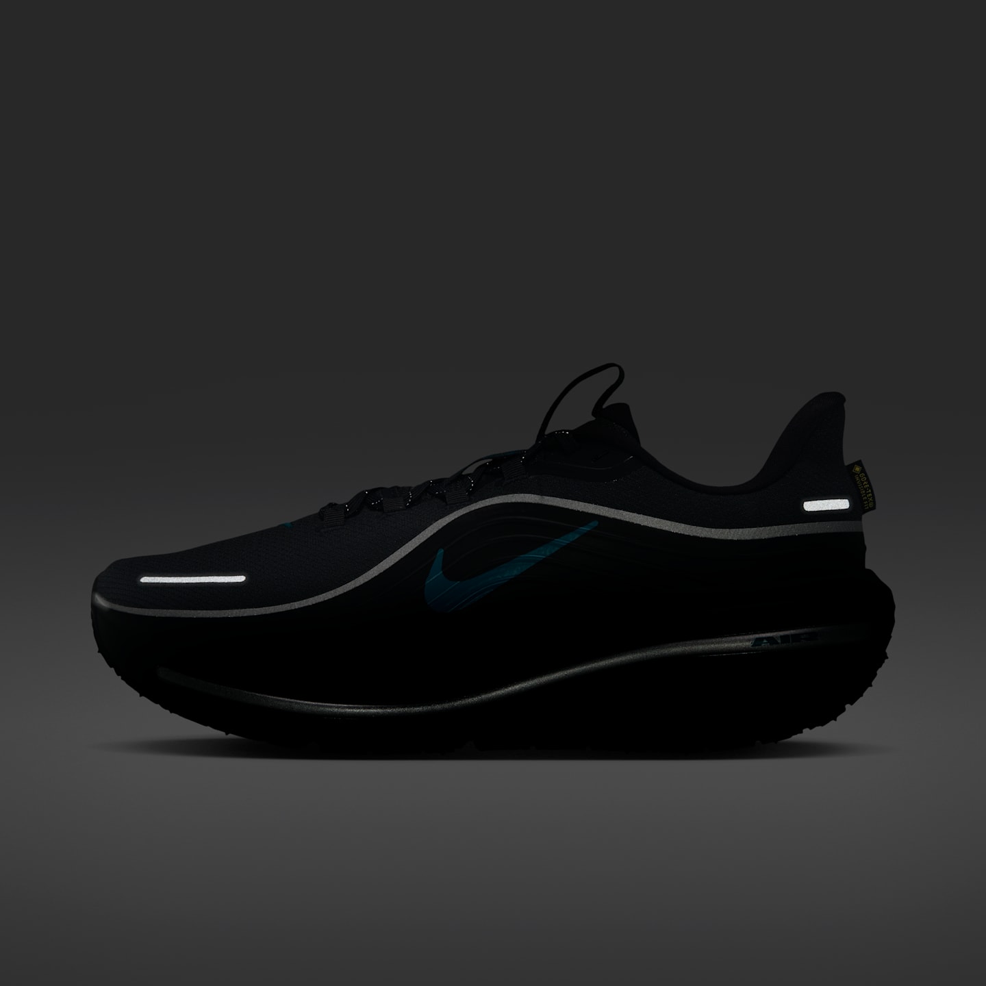 Мужские кроссовки Nike Winflo 12 GORE-TEX Waterproof Road Running, цвет: Антрацитовый / Чёрный — фото 9