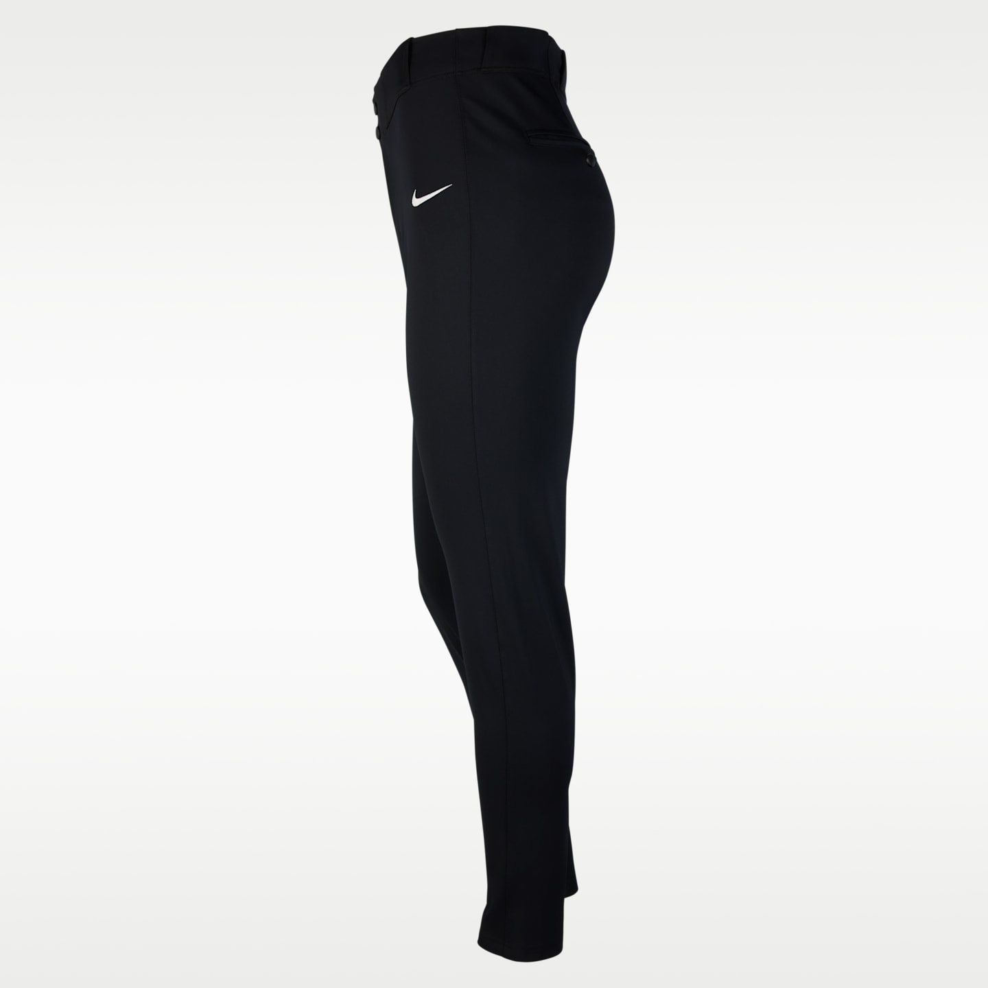 Мужские бейсбольные брюки Nike Vapor Premier Dri-FIT ADV, цвет: Чёрный / Белый — фото 3