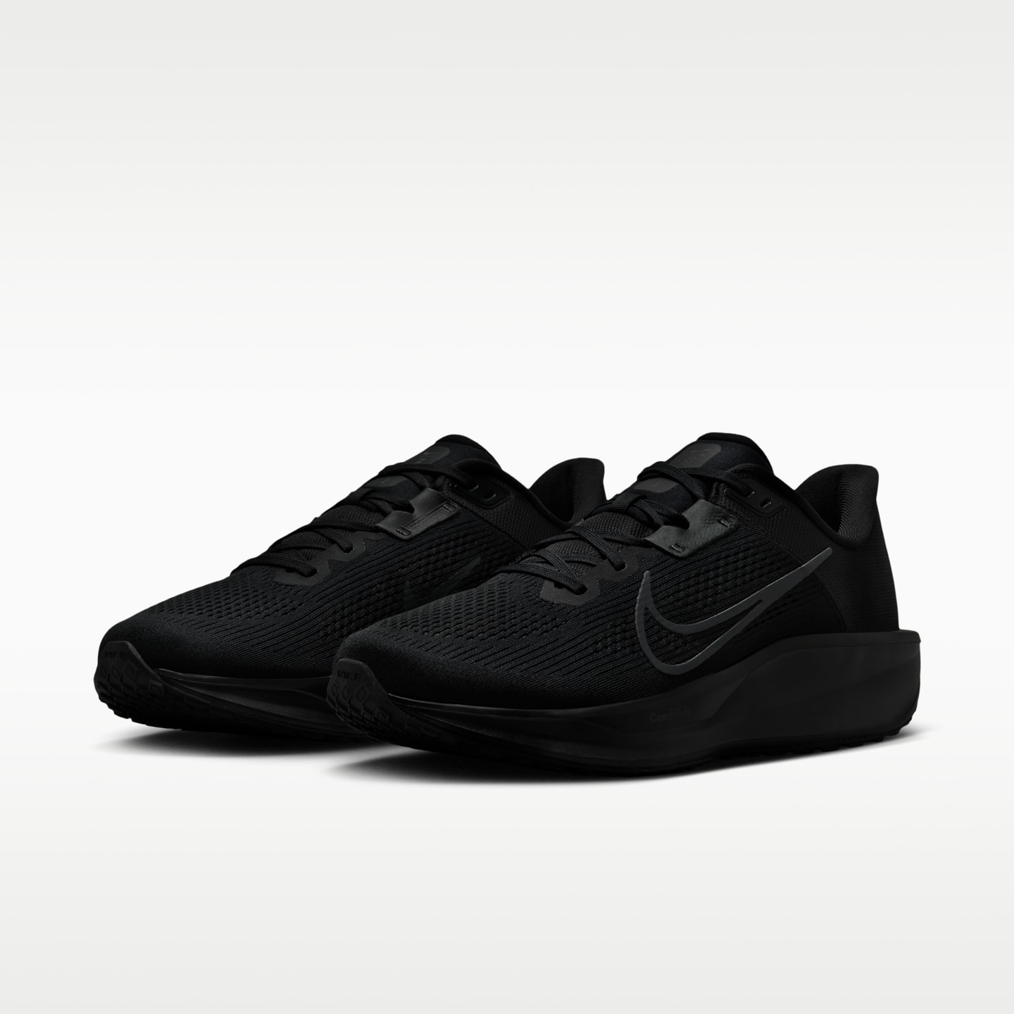 Мужские кроссовки Nike Quest 6 Road Running, цвет: Чёрный / Серый — фото 5
