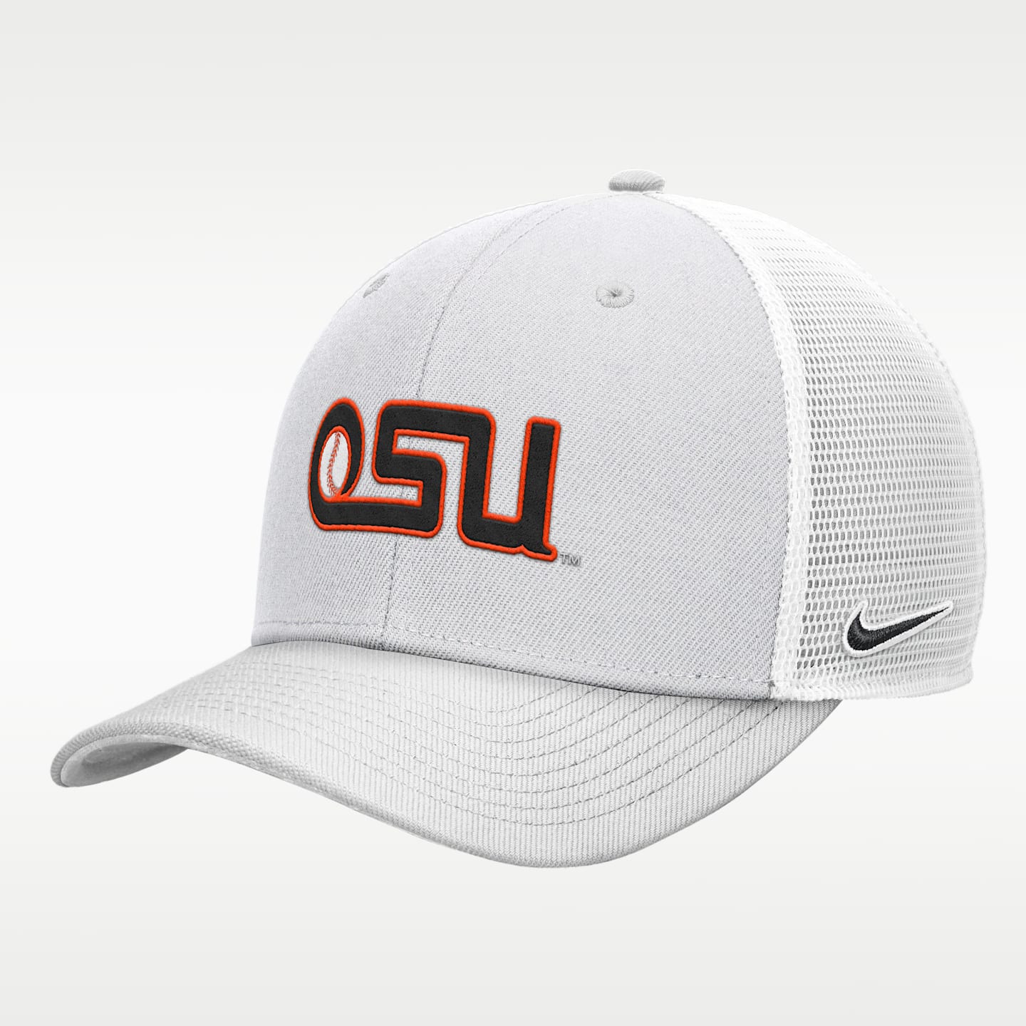 Бейсболка-тракер Nike Oregon State Beavers, цвет: Белый — фото 1