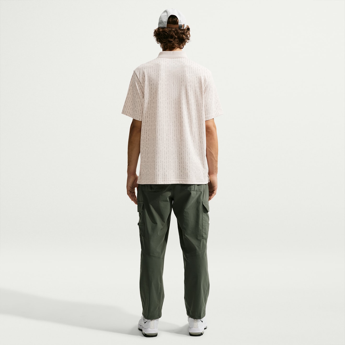 Мужское поло Nike Fairway Fresh Dri-FIT Golf Polo, цвет: Коричневый / Чёрный — фото 5