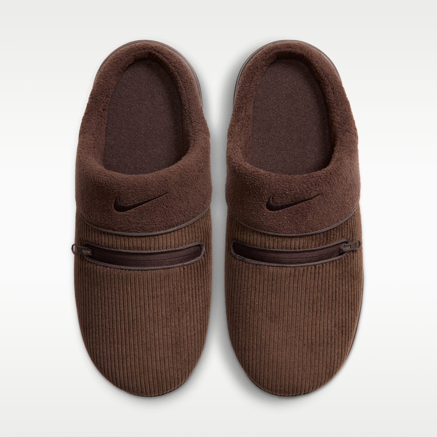 Мужские тапочки Nike Burrow Slippers, цвет: Коричневый — фото 5