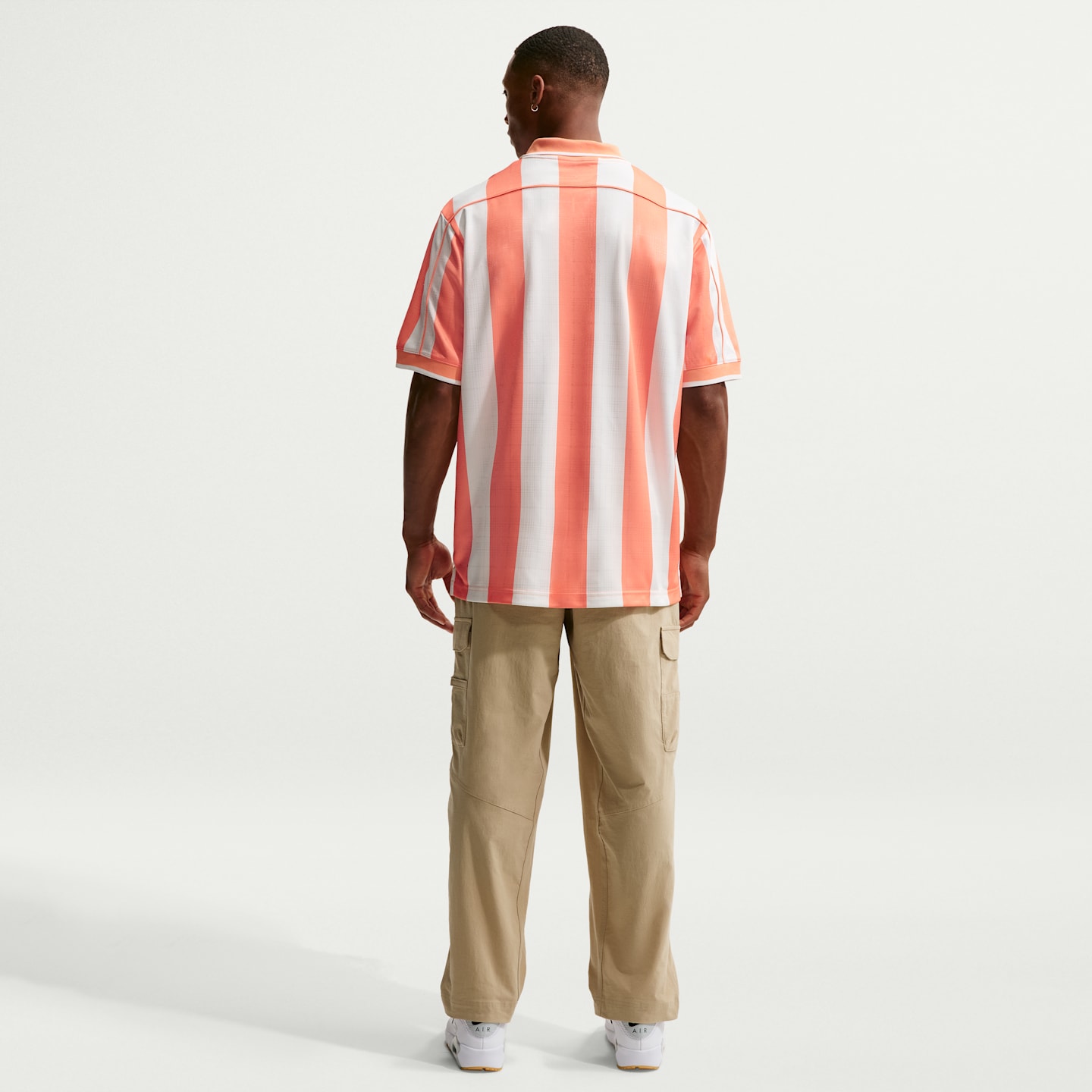Мужское поло для гольфа Nike Fairway Fresh Dri-FIT с коротким рукавом, свободный крой, цвет: Оранжевый морозный — фото 5