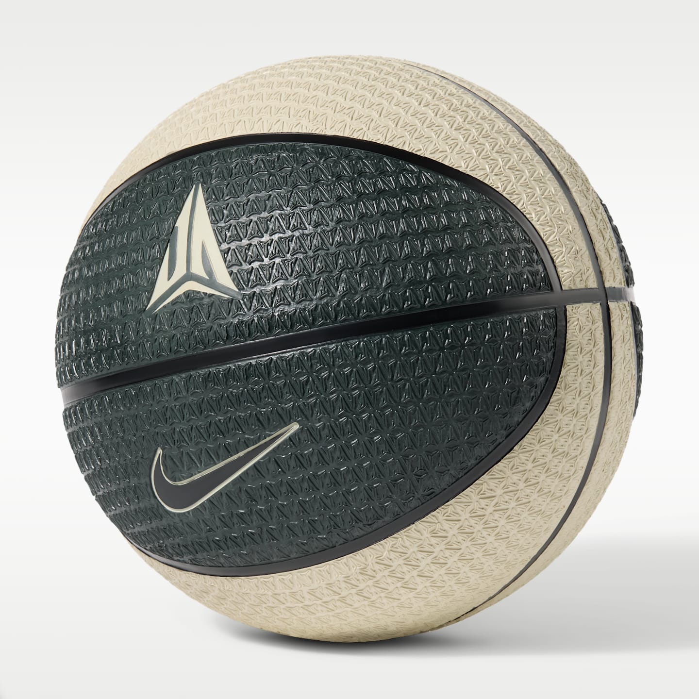 Мяч Ja Morant Nike Outdoor Basketball, цвет: Чёрный еловый / Оливковый — фото 2