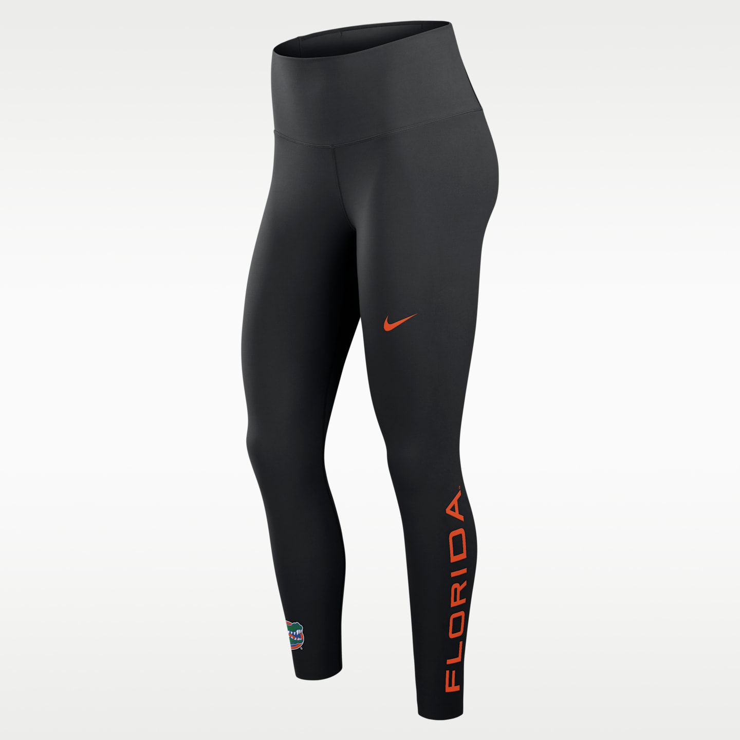 Женские леггинсы 7/8 с высокой посадкой Nike Florida Zenvy Dri-FIT, цвет: Чёрный — фото 1
