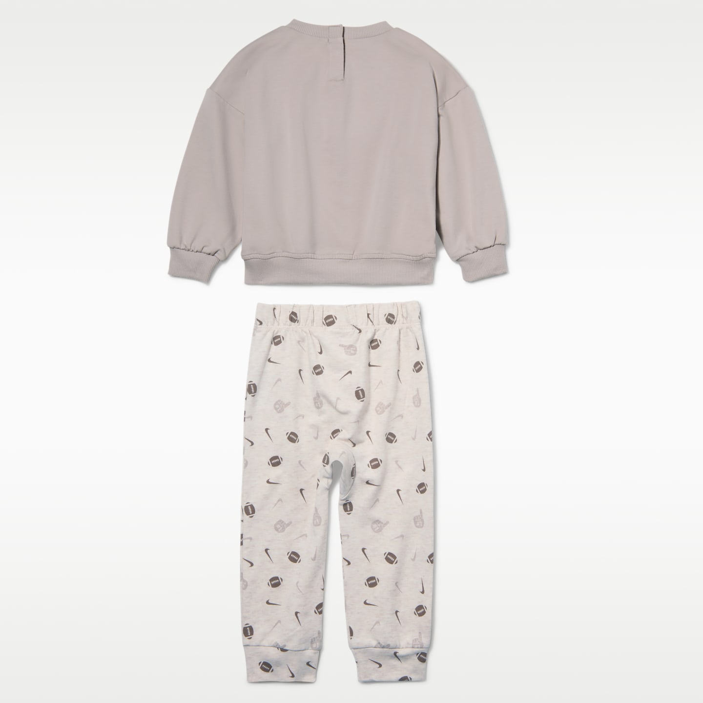 Детские комплекты Nike Ready, Set, Grow! Baby (12-24M) 2-Piece Set, цвет: Бледная слоновая кость — фото 2