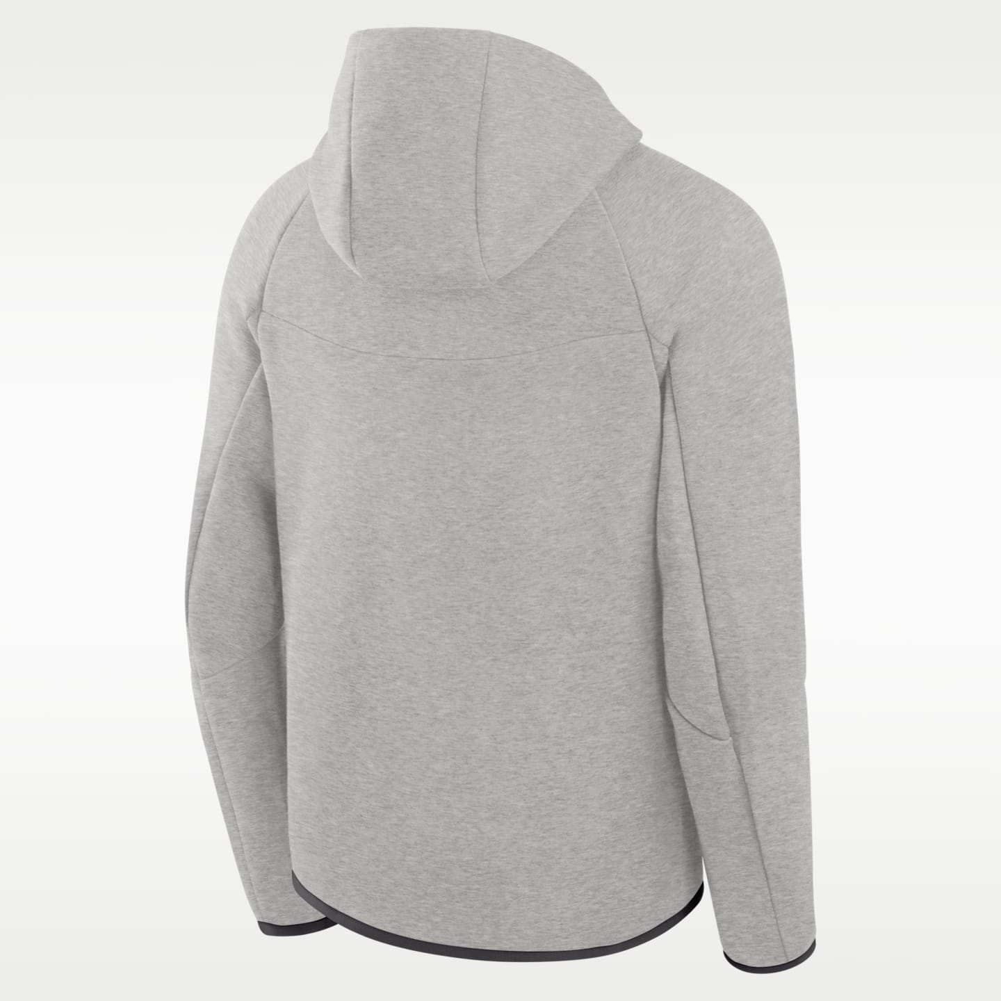 Мужская куртка с капюшоном на молнии Nike Florida Gators Tech Fleece Windrunner, цвет: Серый — фото 2