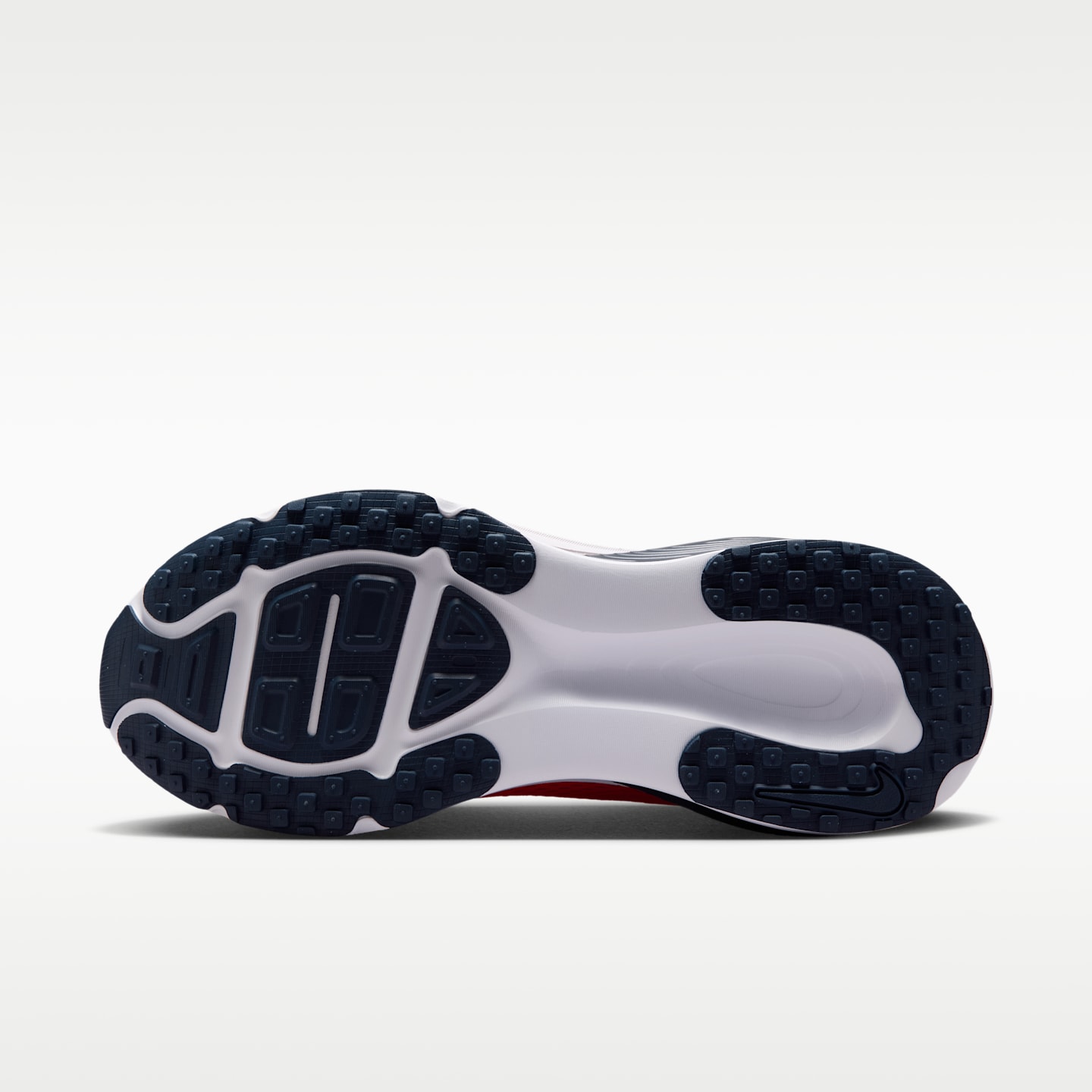 Мужские кроссовки Nike Vomero 18 (Denver Broncos) NFL Road Running, цвет: Оранжевый / Тёмно-синий — фото 2