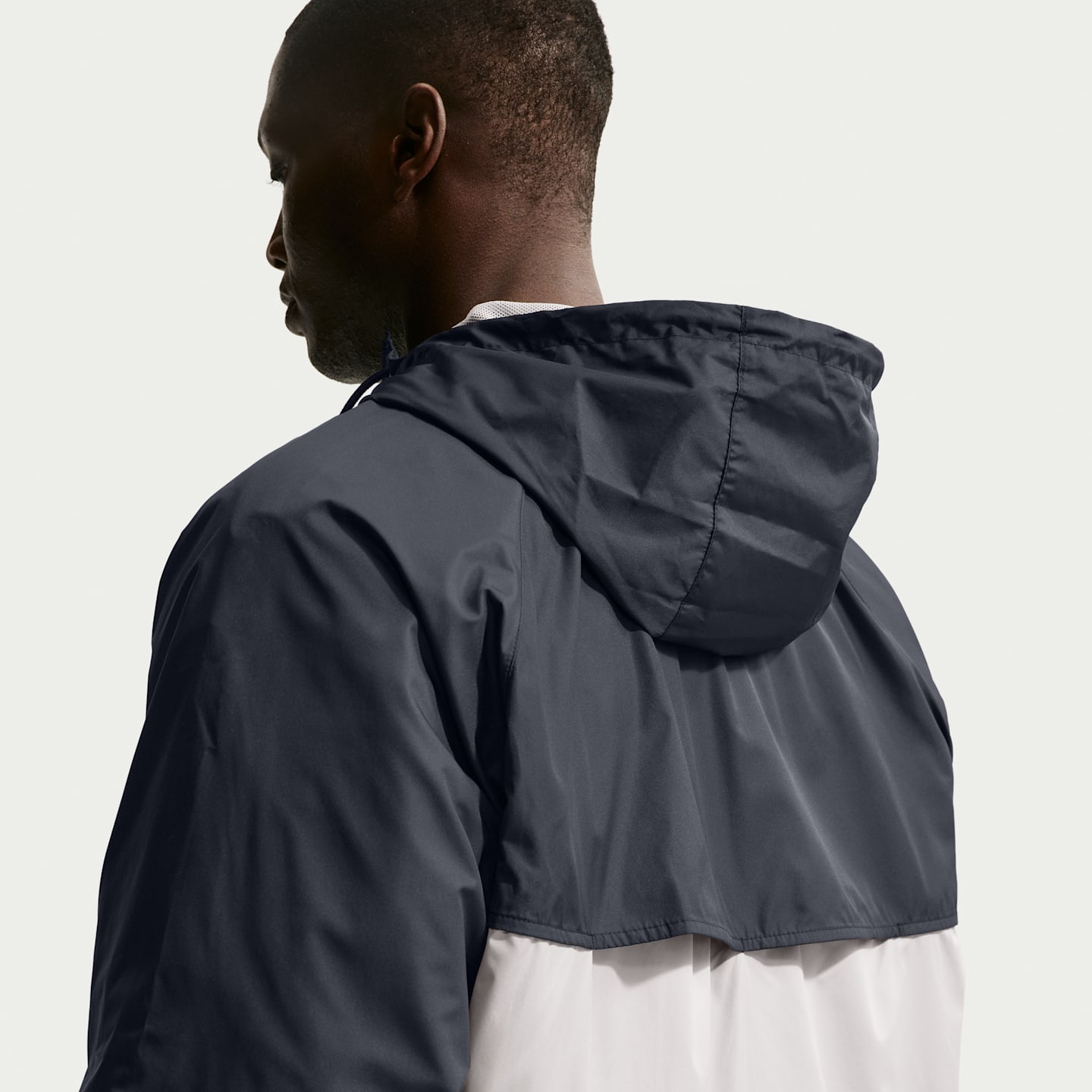 Мужская куртка Nike Windrunner Lined, цвет: Чёрный / Кремовый — фото 7