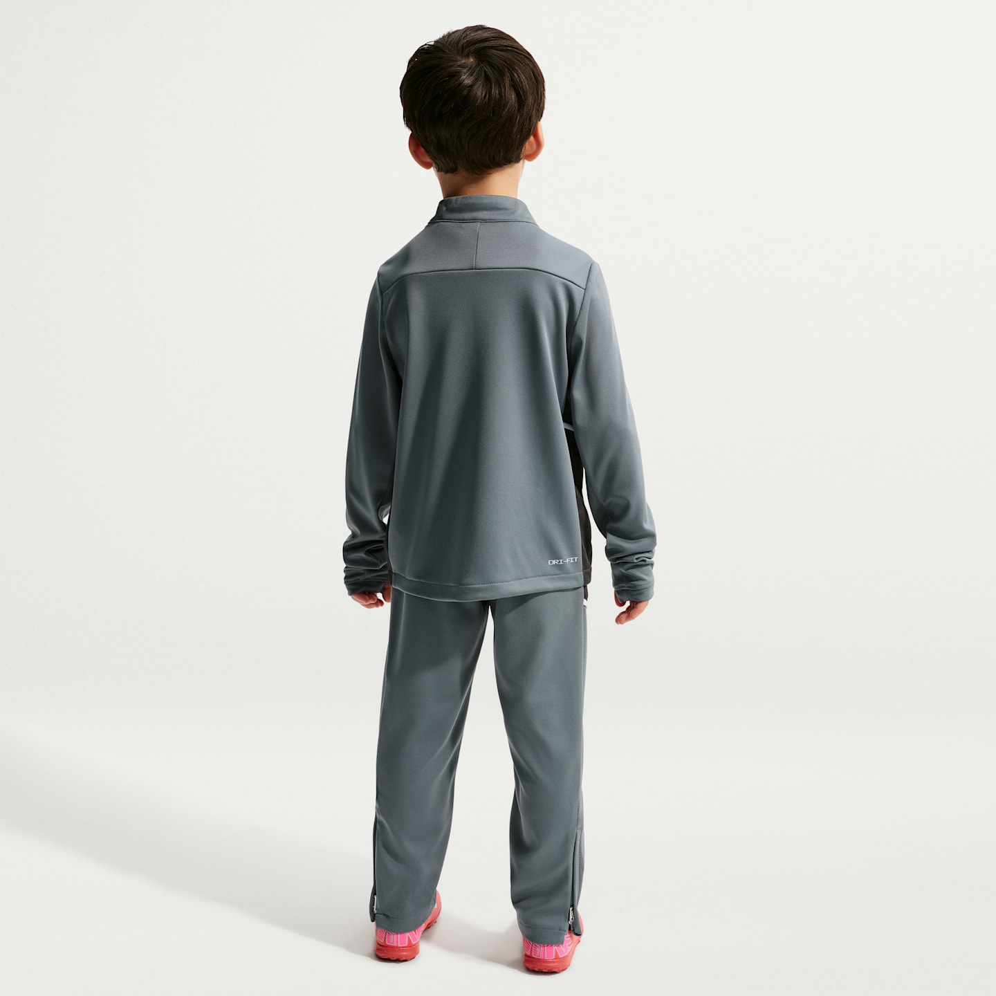 Детские комплекты Nike Dri-FIT Academy Tracksuit, цвет: Холодный серый / Белый — фото 7