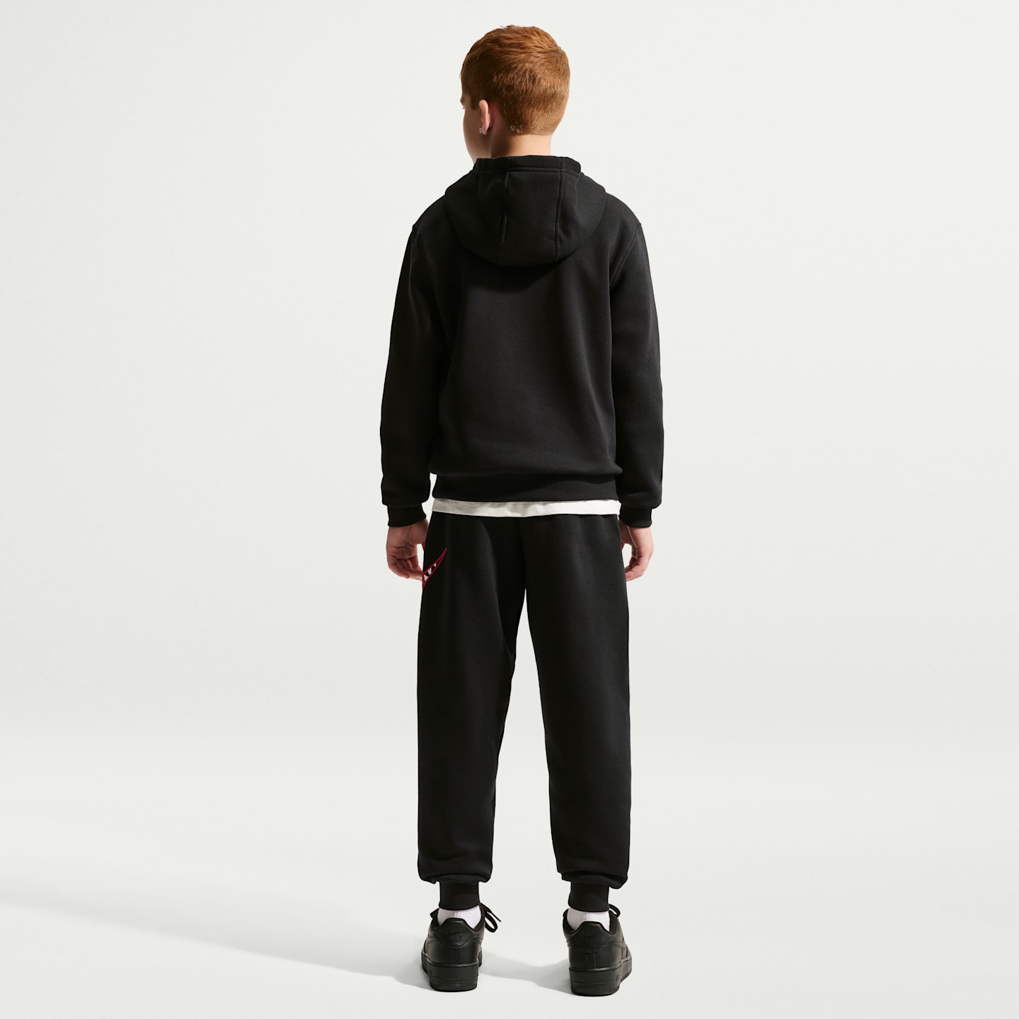 Детское худи Nike Sportswear Club "Werewolf" Fleece, цвет: Чёрный — фото 5