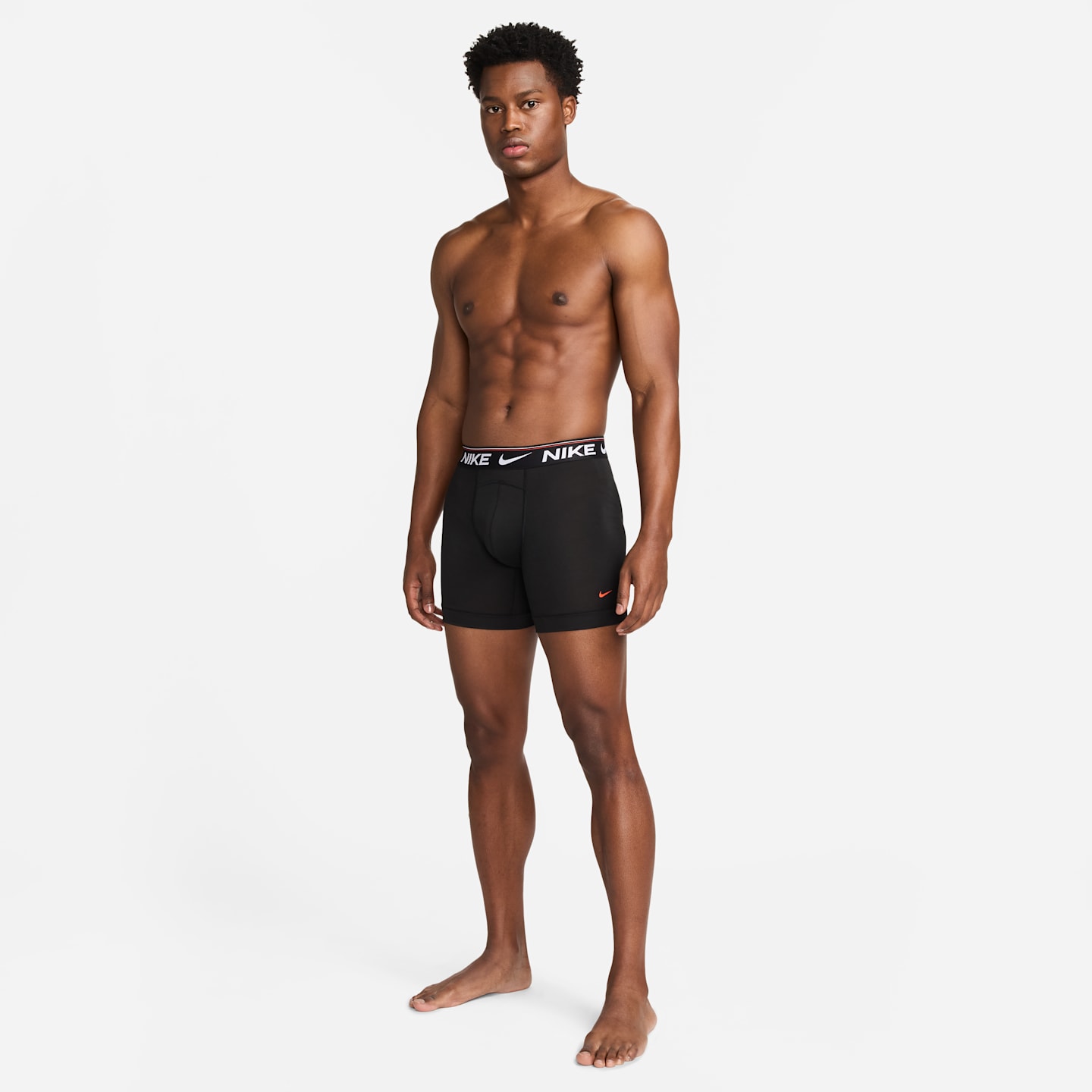 Мужские трусы-боксеры Nike Ultra Comfort Dri-FIT, набор из 3 шт, цвет: Чёрный — фото 7