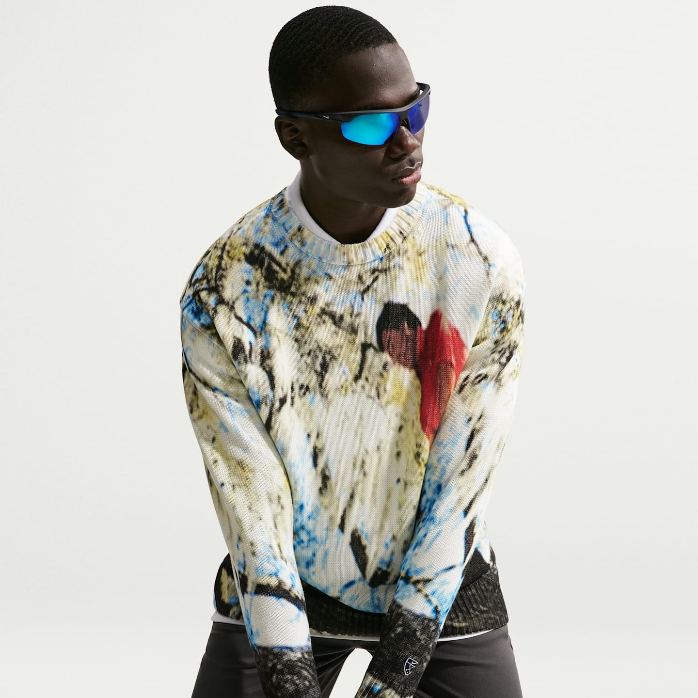 Мужской топ Nike Fairway Fresh Crew-Neck Golf Top, цвет: Белый — фото 3
