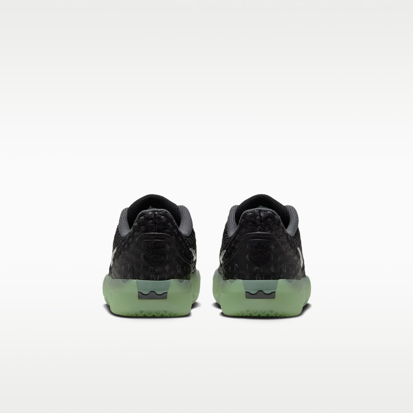 Детские баскетбольные кроссовки Nike LeBron Witness X для малышей, цвет: Чёрный / Кислотно-жёлтый — фото 6