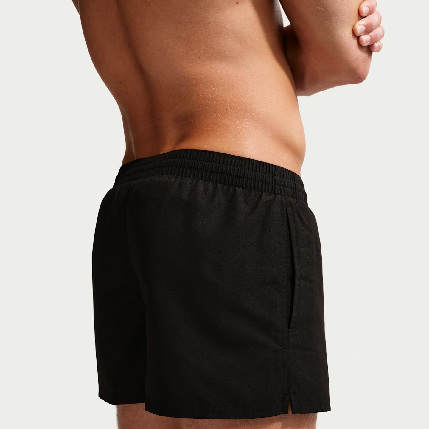 Мужские плавательные шорты Nike Swim Breaker Essential, 3", со вшитыми трусами, цвет: Чёрный — фото 3