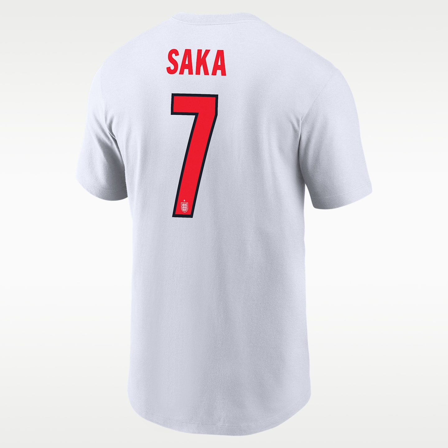 Мужская футбольная футболка Nike Bukayo Saka England, цвет: Белый — фото 1