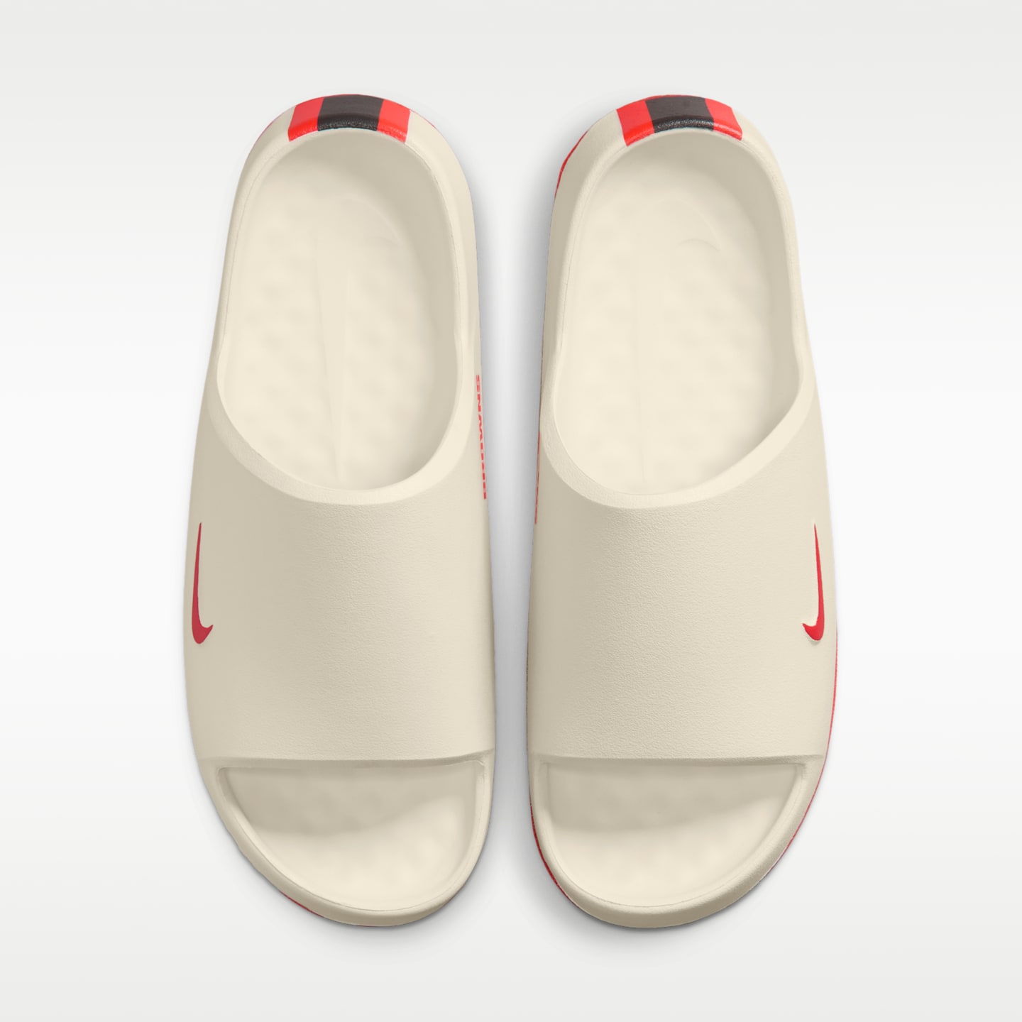 Мужские сандалии Nike Calm (Cleveland Browns) NFL, цвет: Молочный / Коричневый — фото 5