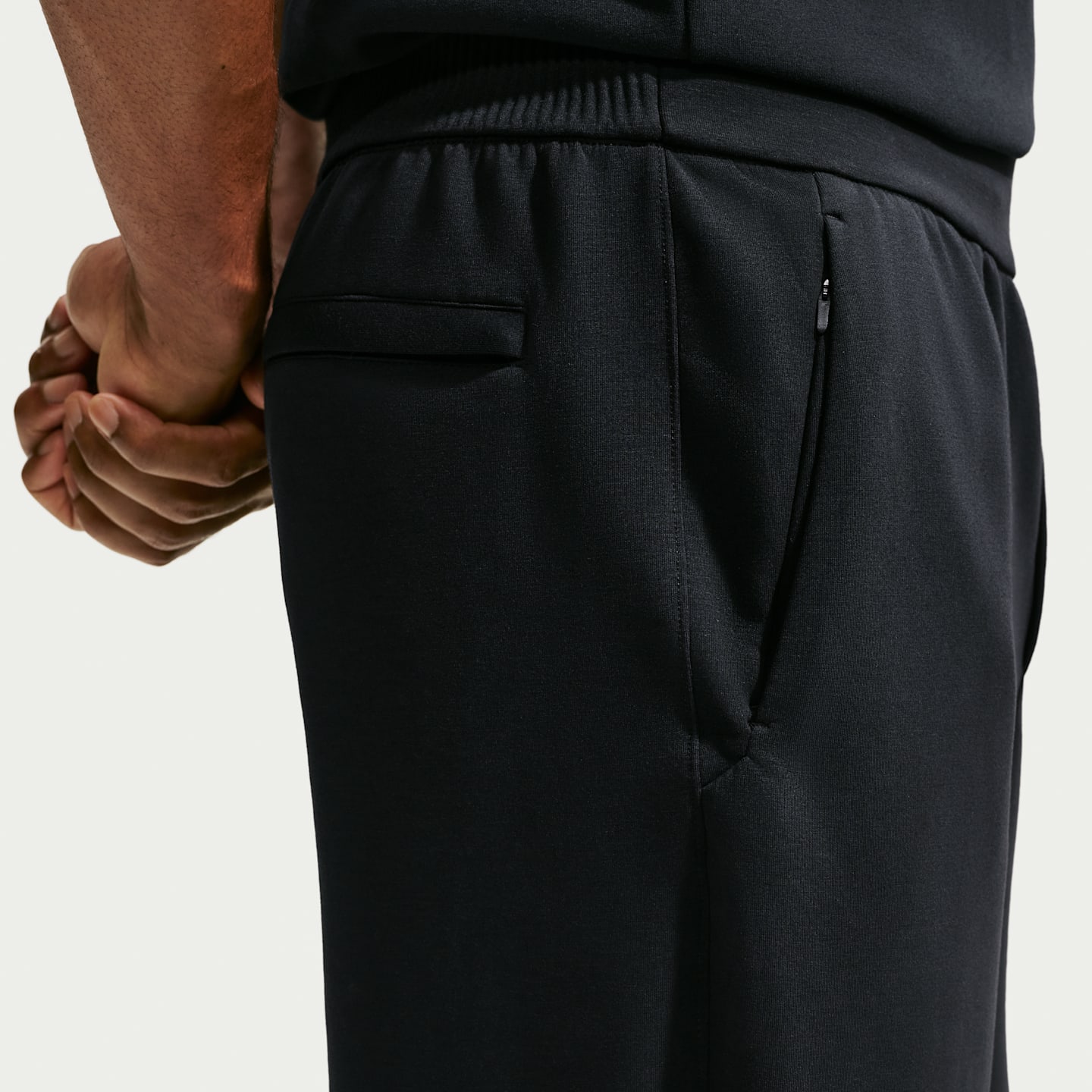 Мужские прямые брюки Nike 24.7 ImpossiblySoft Dri-FIT, цвет: Чёрный / Серый — фото 3