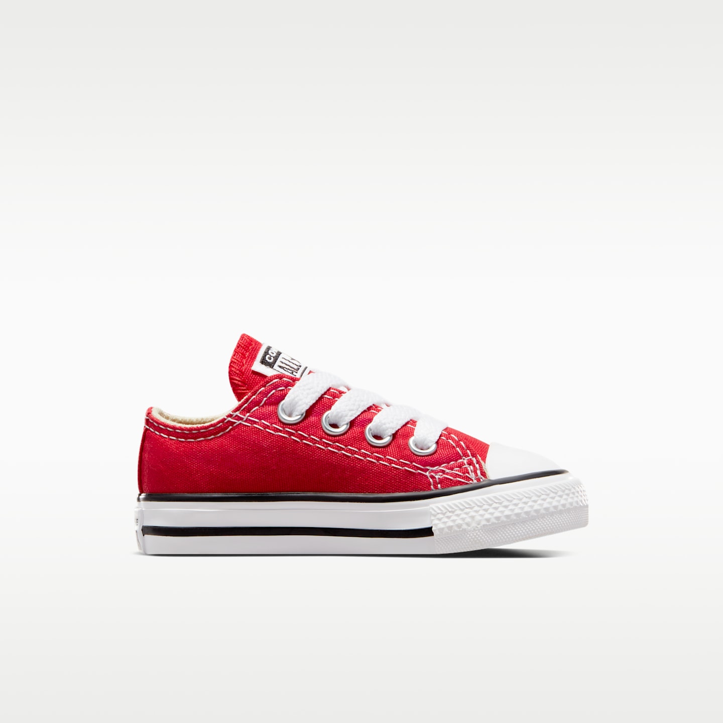 Детские кроссовки Nike Converse Chuck Taylor All Star Low Top Infant/Toddler Shoe, цвет: Красный — фото 3