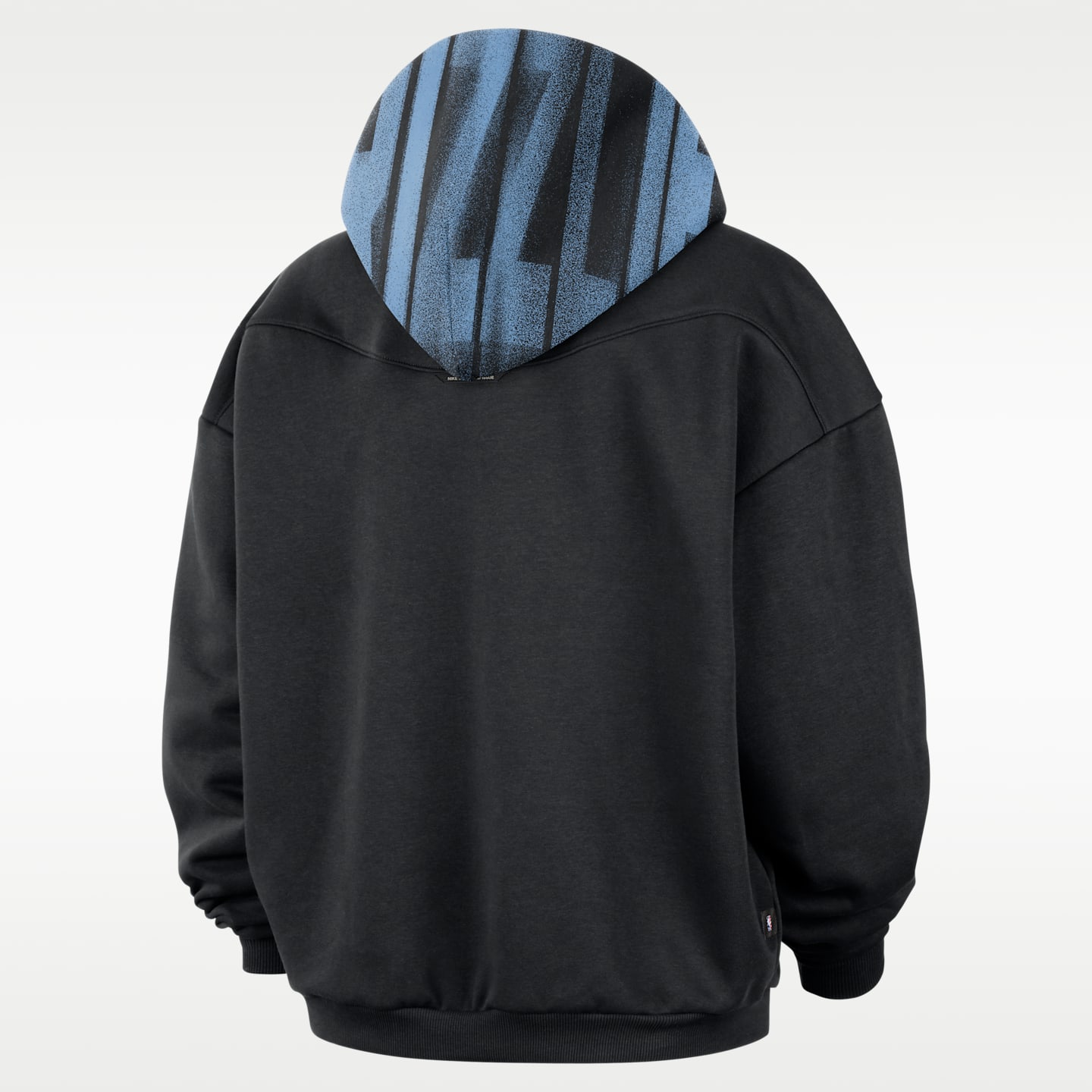Мужское худи Nike Memphis Grizzlies Standard Issue Therma-FIT Fleece Basketball, цвет: Чёрный / Белый — фото 2