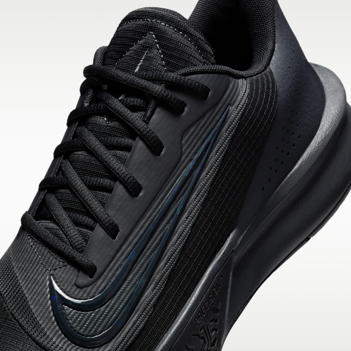 Мужские кроссовки Nike Precision 7 Basketball, цвет: Чёрный / Антрацитовый — фото 7