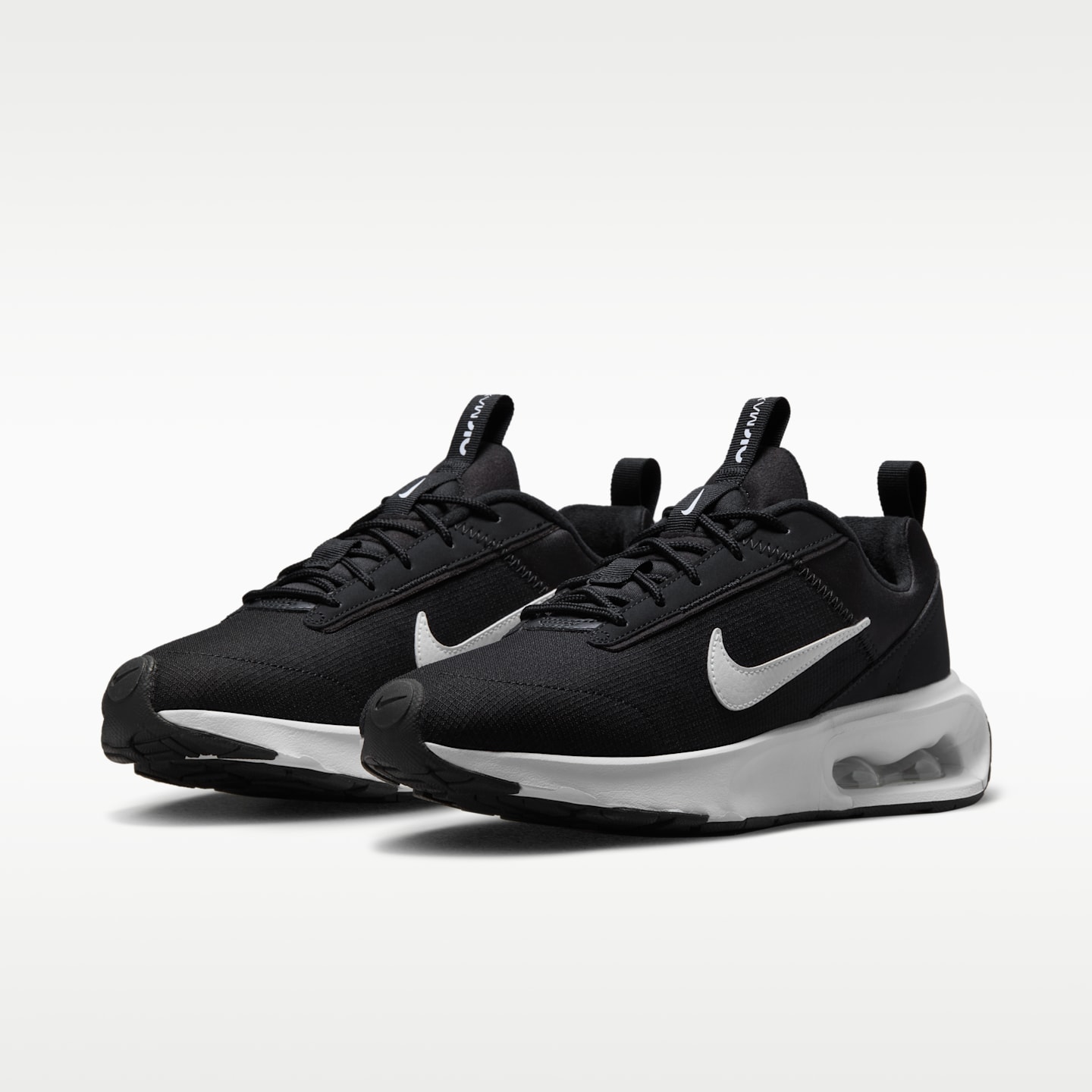 Женские кроссовки Nike Air Max Intrlk Lite, цвет: Чёрный / Белый — фото 6