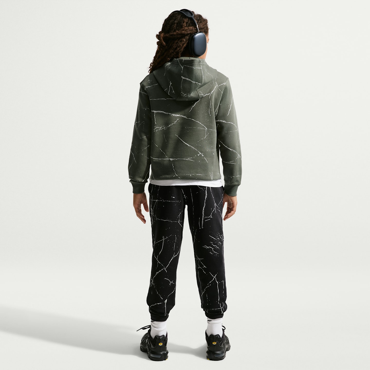 Детские брюки Nike Sportswear Club, цвет: Чёрный / Белый — фото 6