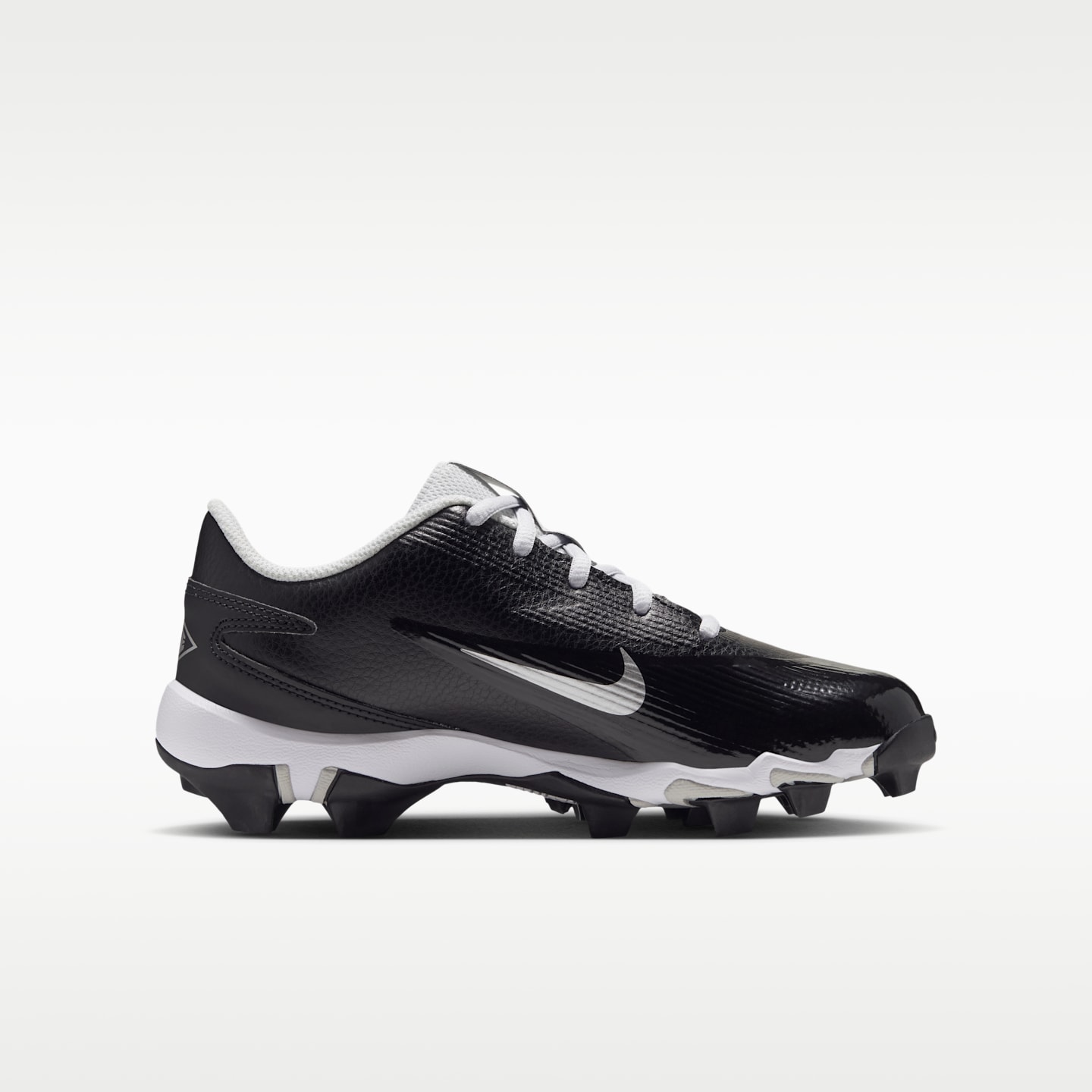 Детские бутсы Nike Diamond Clutch Softball Cleats, цвет: Чёрный / Белый — фото 3