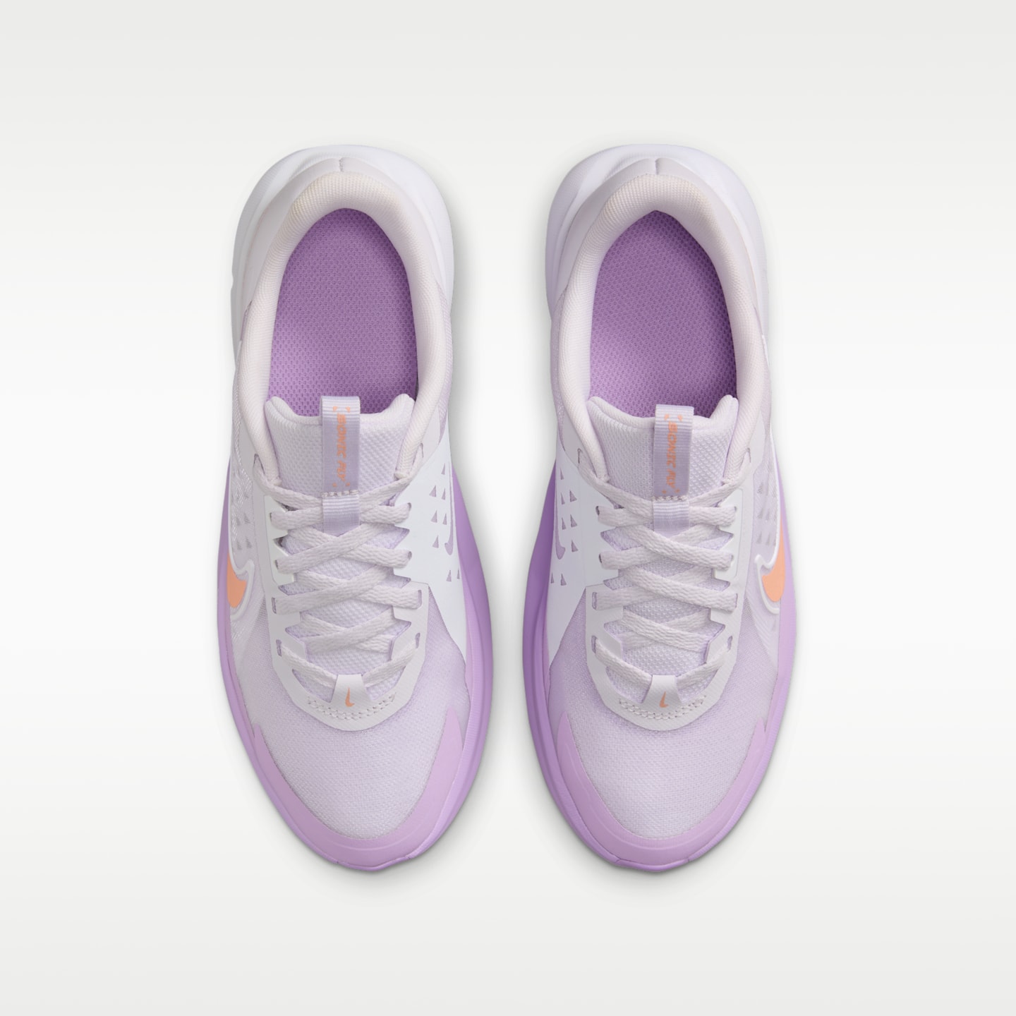 Детские кроссовки Nike Sonic Fly Little Kids' Running, цвет: Виноградный / Белый — фото 4