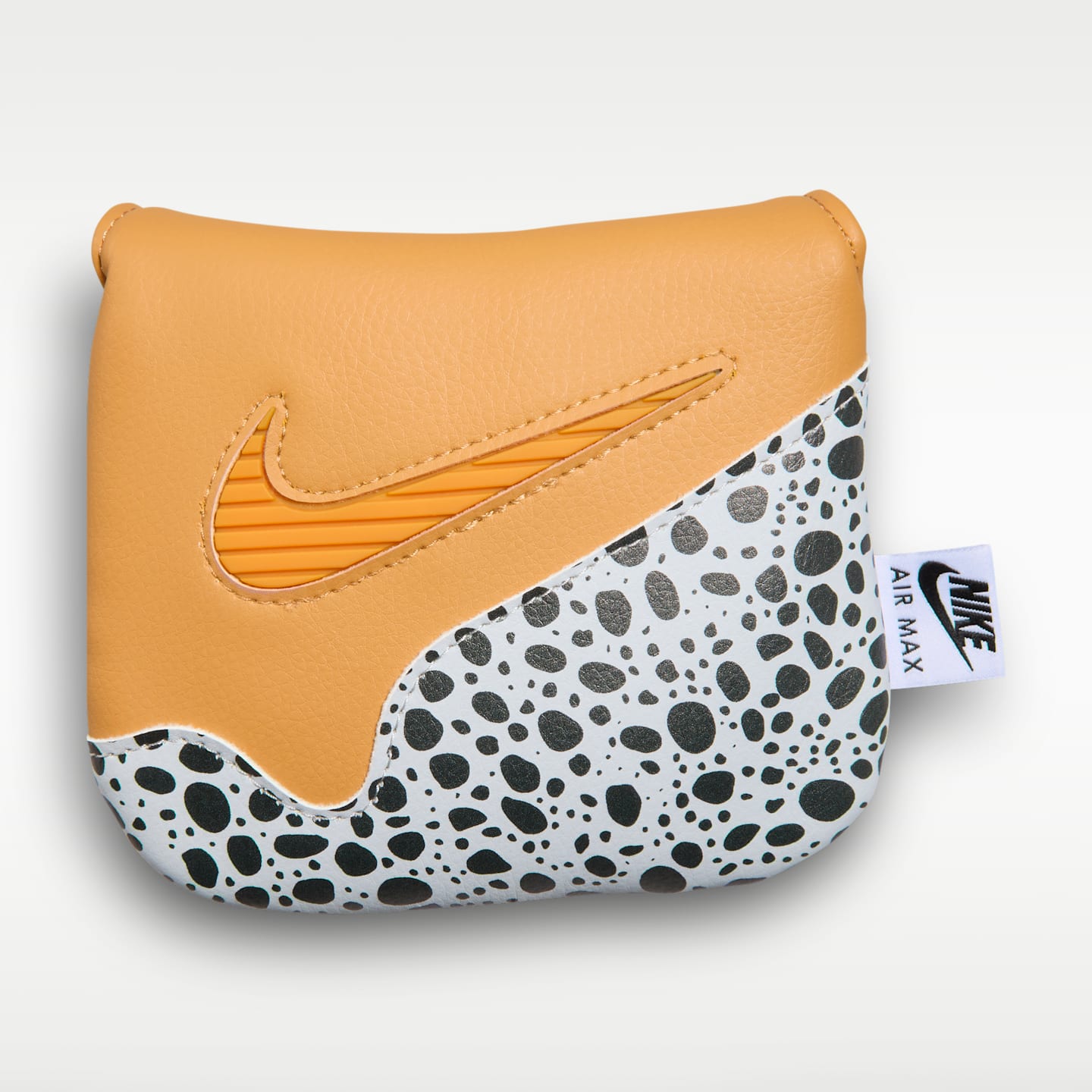 Чехол на клюшку-паттер для гольфа Nike Icon Mallet, цвет: Kumquat/Flax/Kumquat/Kumquat — фото 1