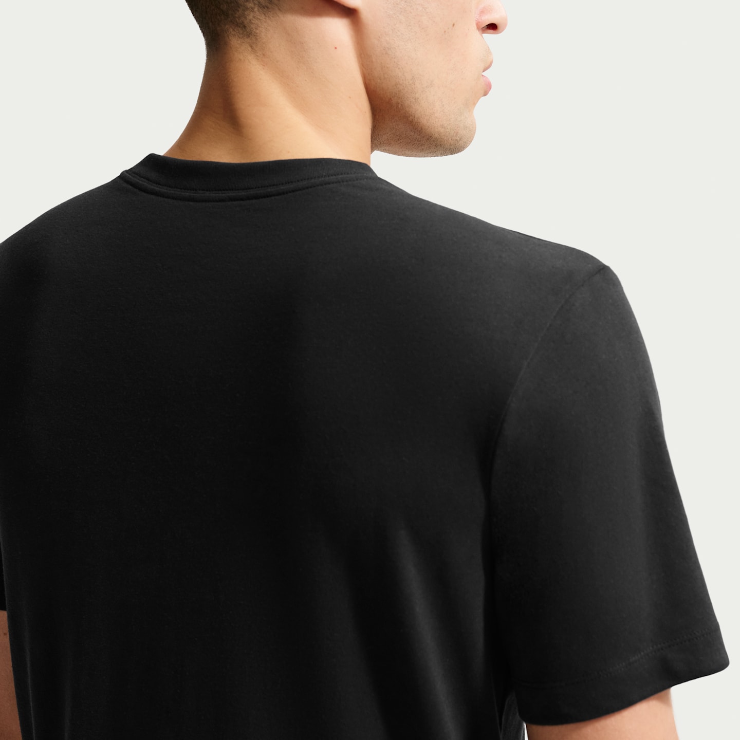 Мужская футболка Nike Pro Dri-FIT, цвет: Чёрный / Белый — фото 2