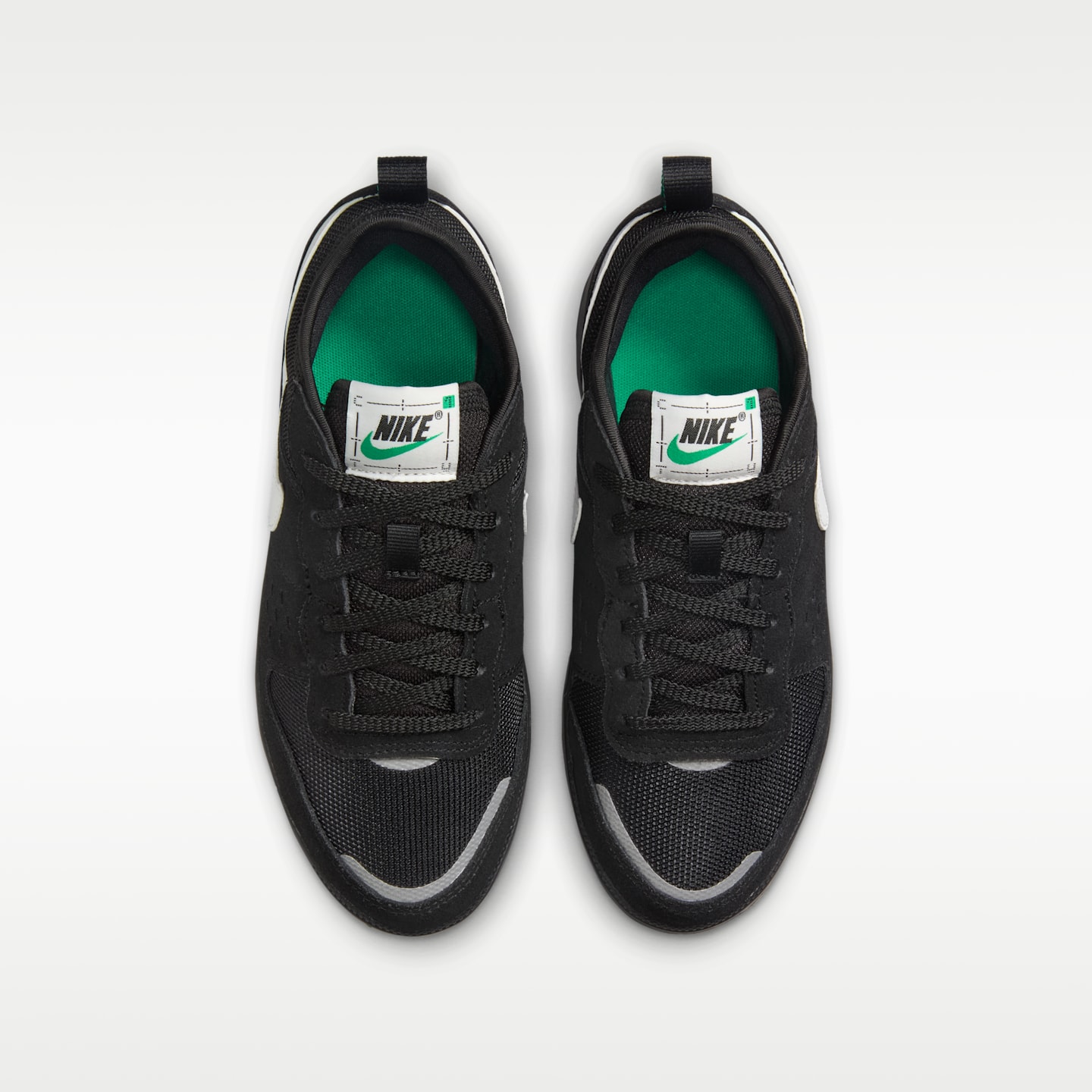Детские кроссовки Nike C1TY "Brownstone" Shoes, цвет: Чёрный / Зелёный — фото 4