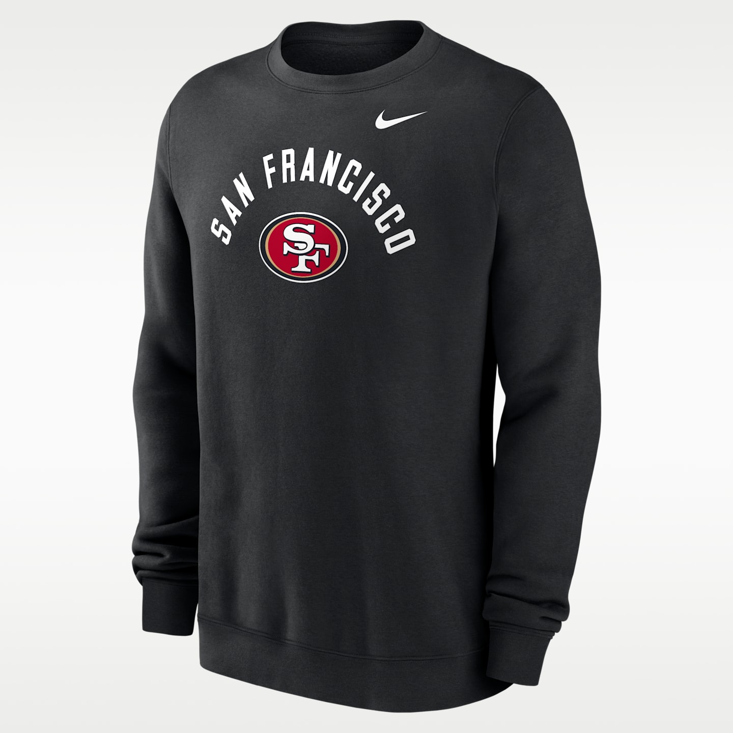 Мужской свитшот Nike San Francisco 49ers Club NFL, цвет: Чёрный — фото 1