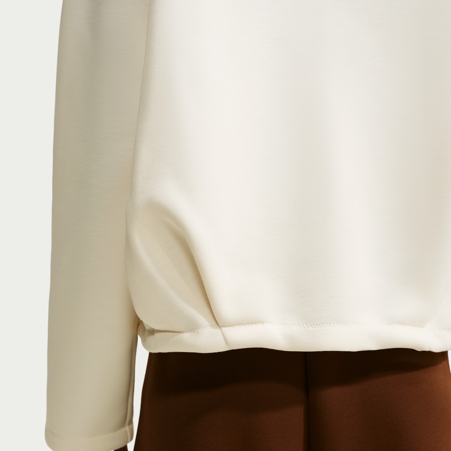 Женская флисовая куртка оверсайз Nike Article Fleece, цвет: Меловой — фото 2