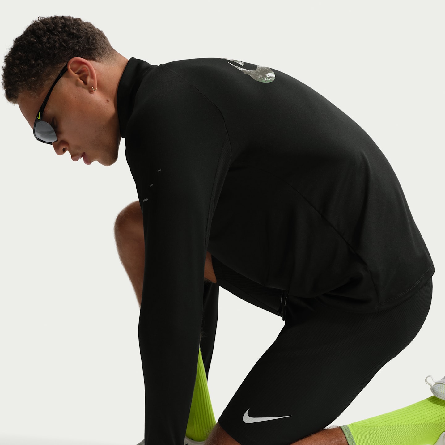 Мужские кроссовки Nike Stride Dri-FIT Realtree® Running Mid Layer, цвет: Чёрный — фото 3