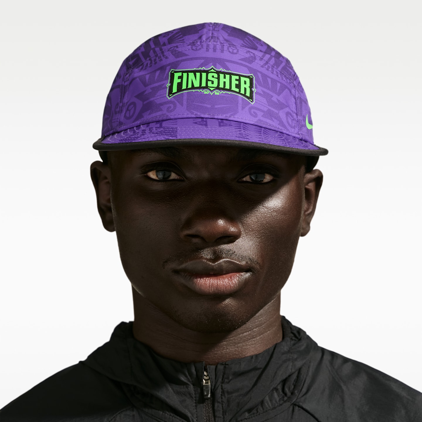 Кепка Nike Fly Unstructured Dri-FIT, цвет: Виноградный / Зелёный — фото 1
