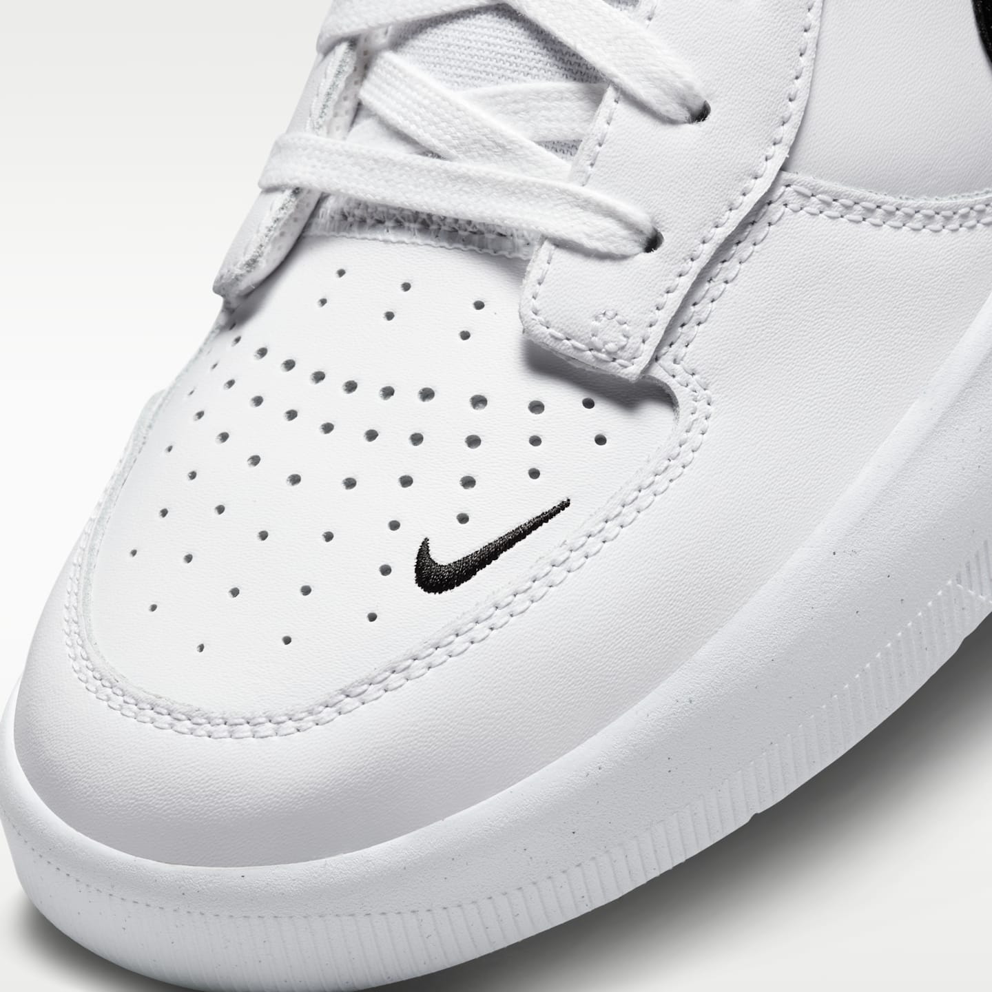 Кроссовки Nike SB Force 58 Premium Skate, цвет: Белый / Чёрный — фото 7