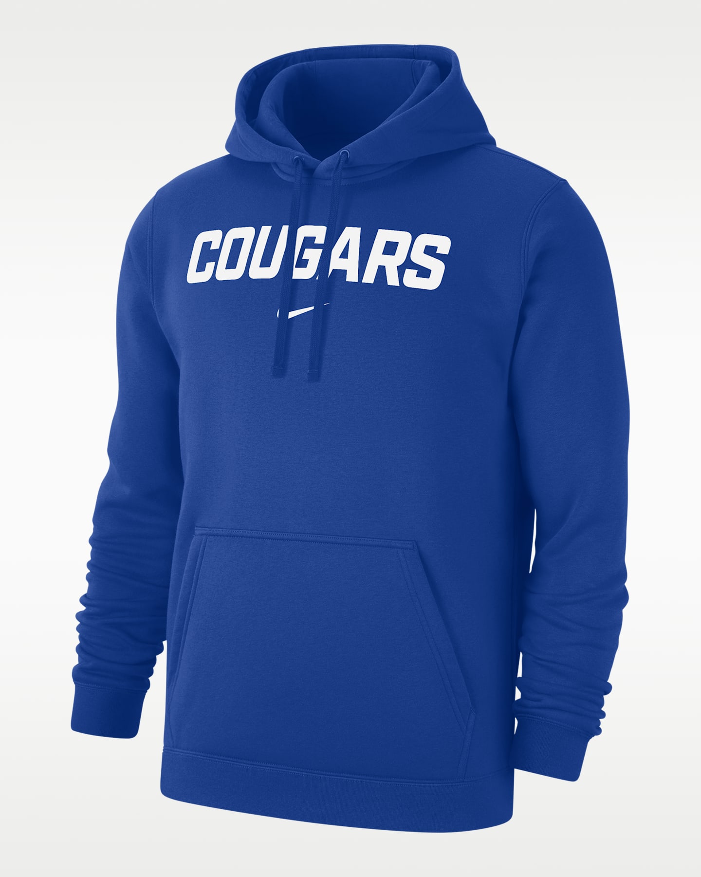 Мужское флисовое худи Nike BYU Club College, цвет: Королевский синий — фото 2