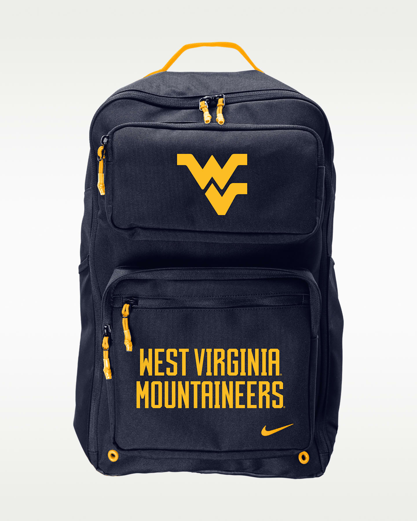 Рюкзак Nike West Virginia Mountaineers Utility Speed 2.0, цвет: Тёмно-синий — фото 3