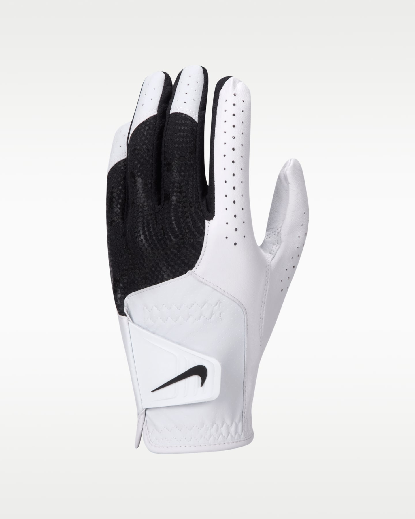 Перчатка для гольфа Nike Tech Extreme 8.0, левая, стандартный размер, цвет: Белый / Чёрный — фото 3