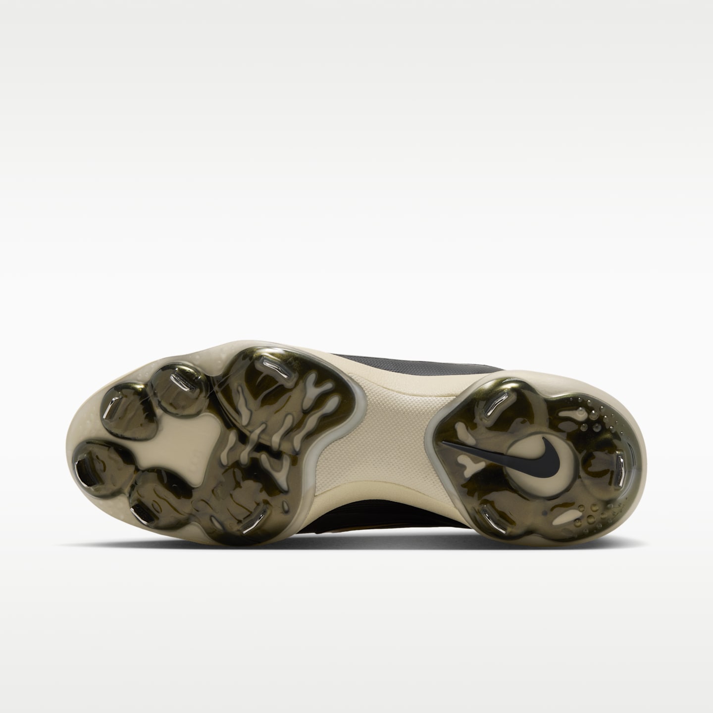 Бутсы Nike Diamond Standout MTL Baseball Cleats, цвет: Чёрный / Светлый хаки — фото 2