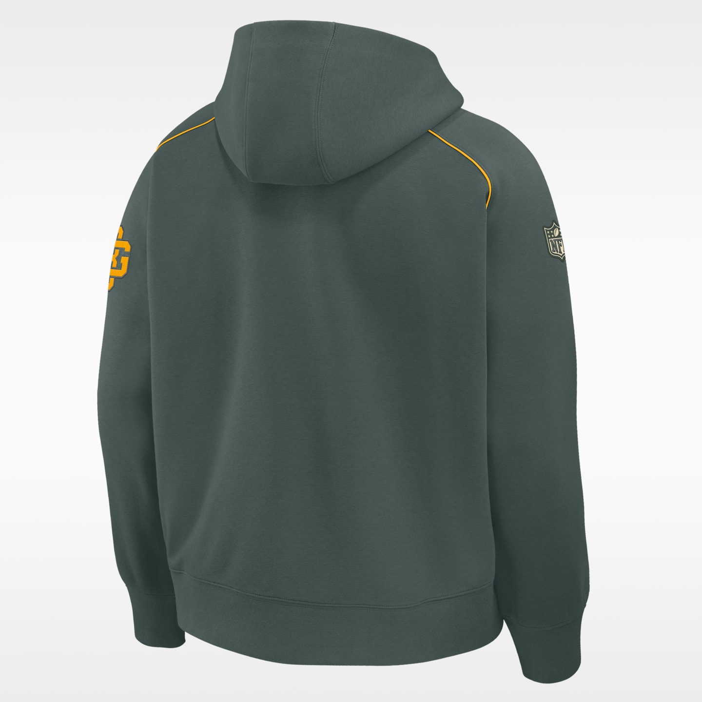 Мужское худи Nike Green Bay Packers Rivalries Collection Air NFL Pullover, цвет: Винтажный зелёный — фото 2