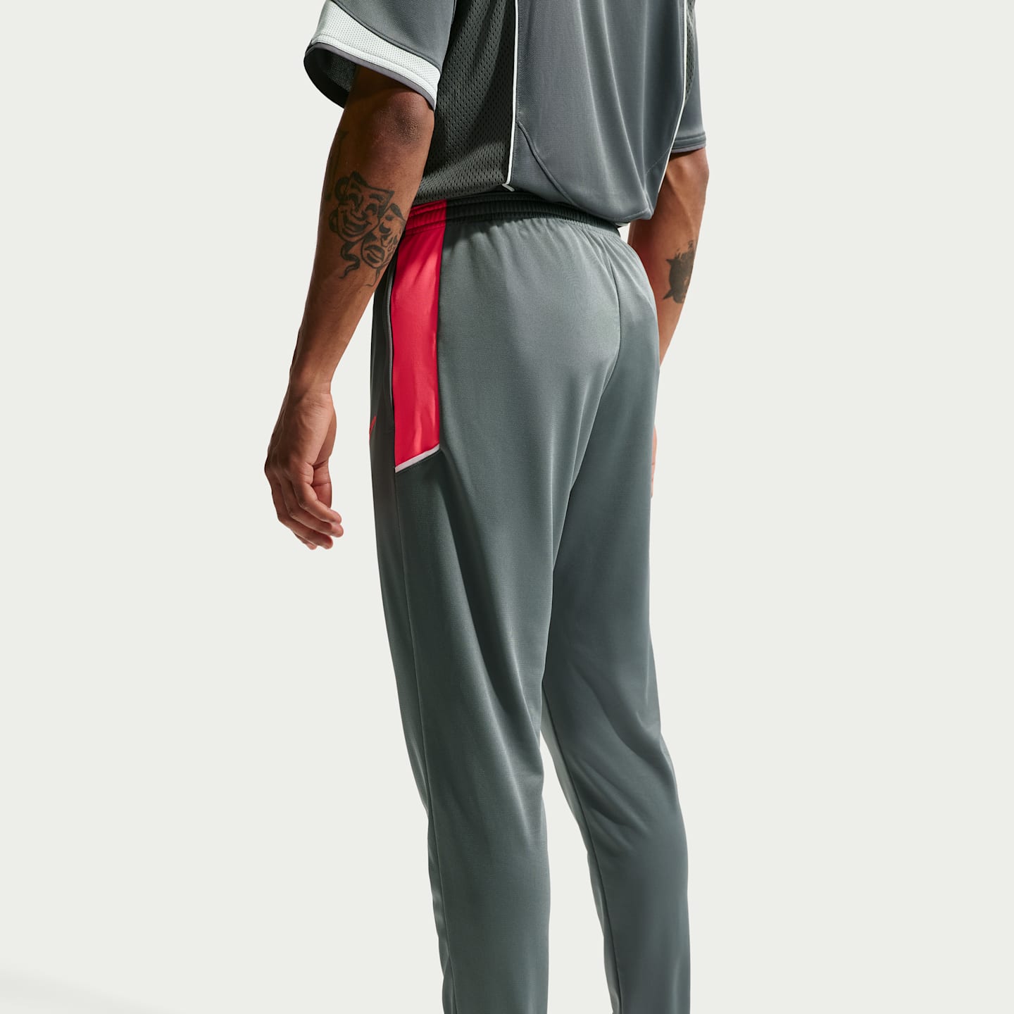 Мужские комплекты Nike Academy Dri-FIT Soccer Tracksuit, цвет: Дымчатый серый / Белый — фото 5